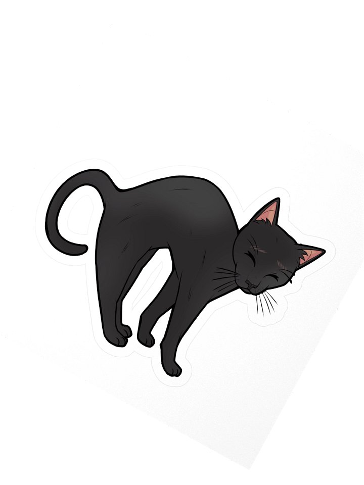 Just Stretching Sticker product image (2)