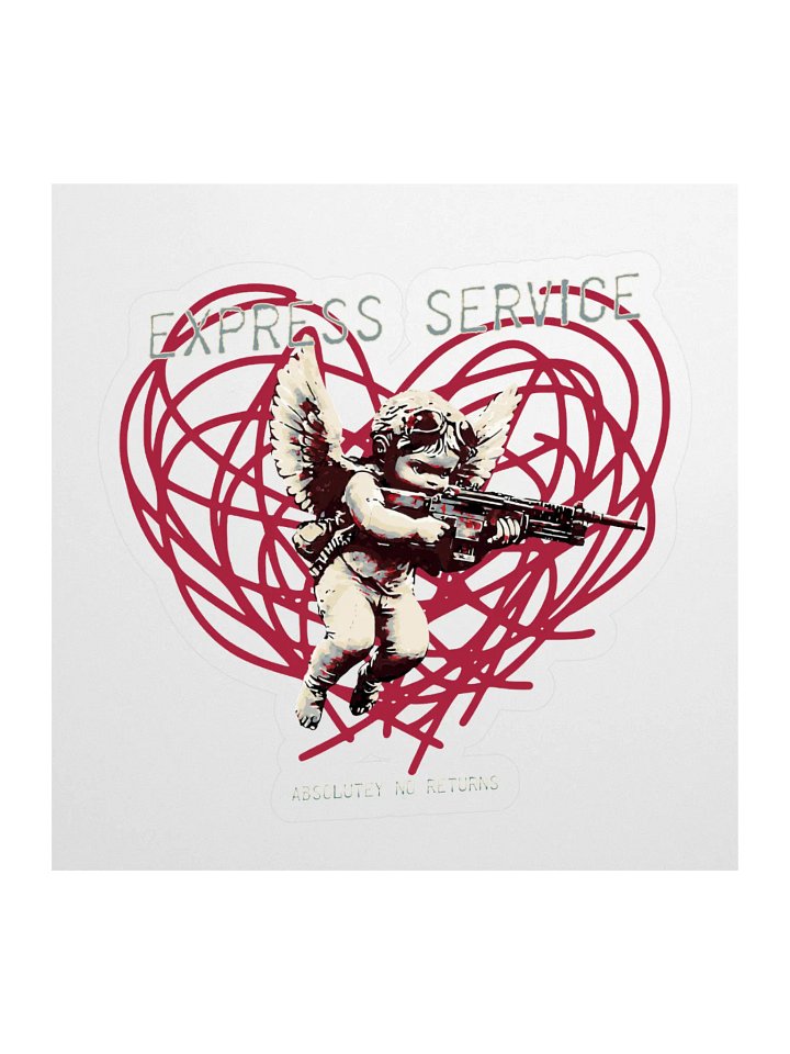 Cupid Express Service Kiss Cut Stickers product image (1)