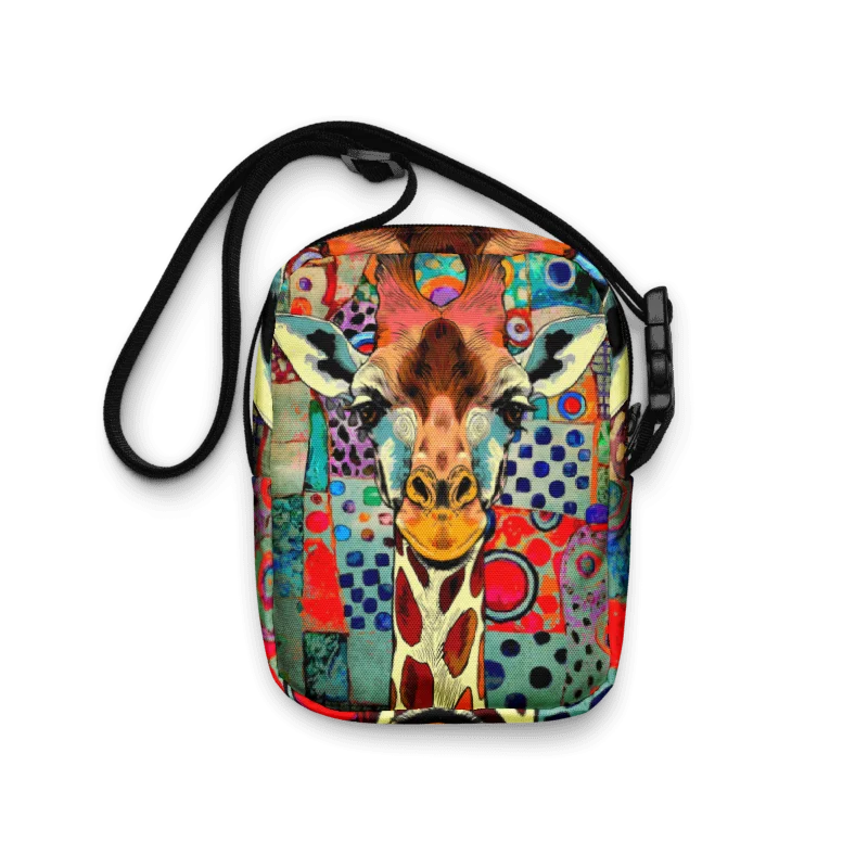 Colorful Giraffe Crossbody Bag product image (7)