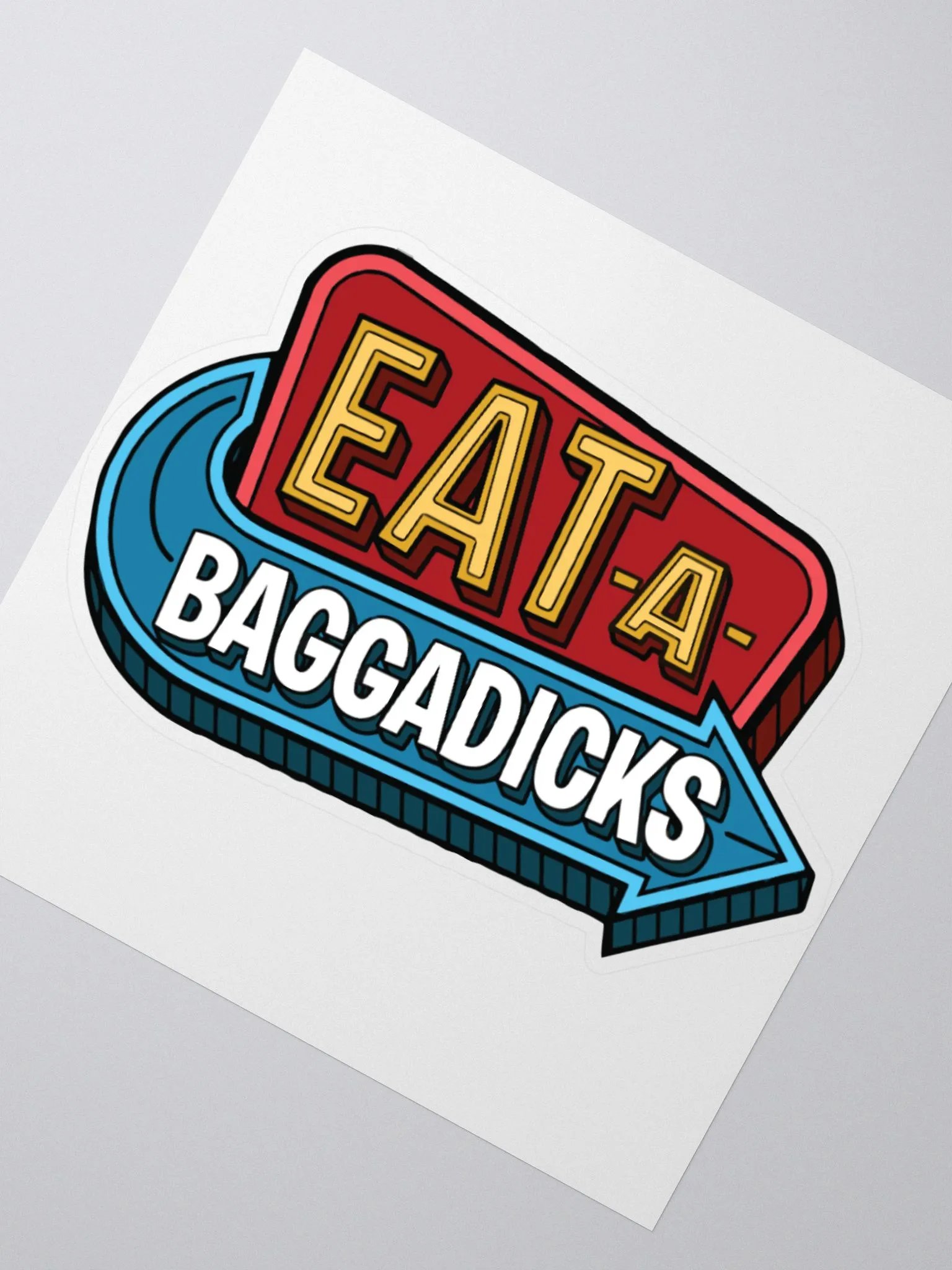 Baggadicks Sticker (various sizes) product image (4)