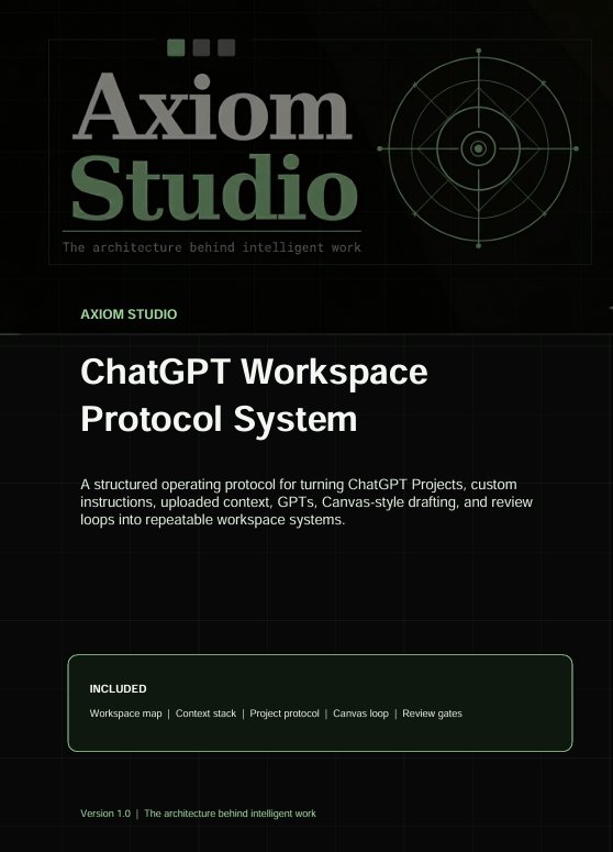Axiom ChatGPT Workspace Operating Pack product image (5)