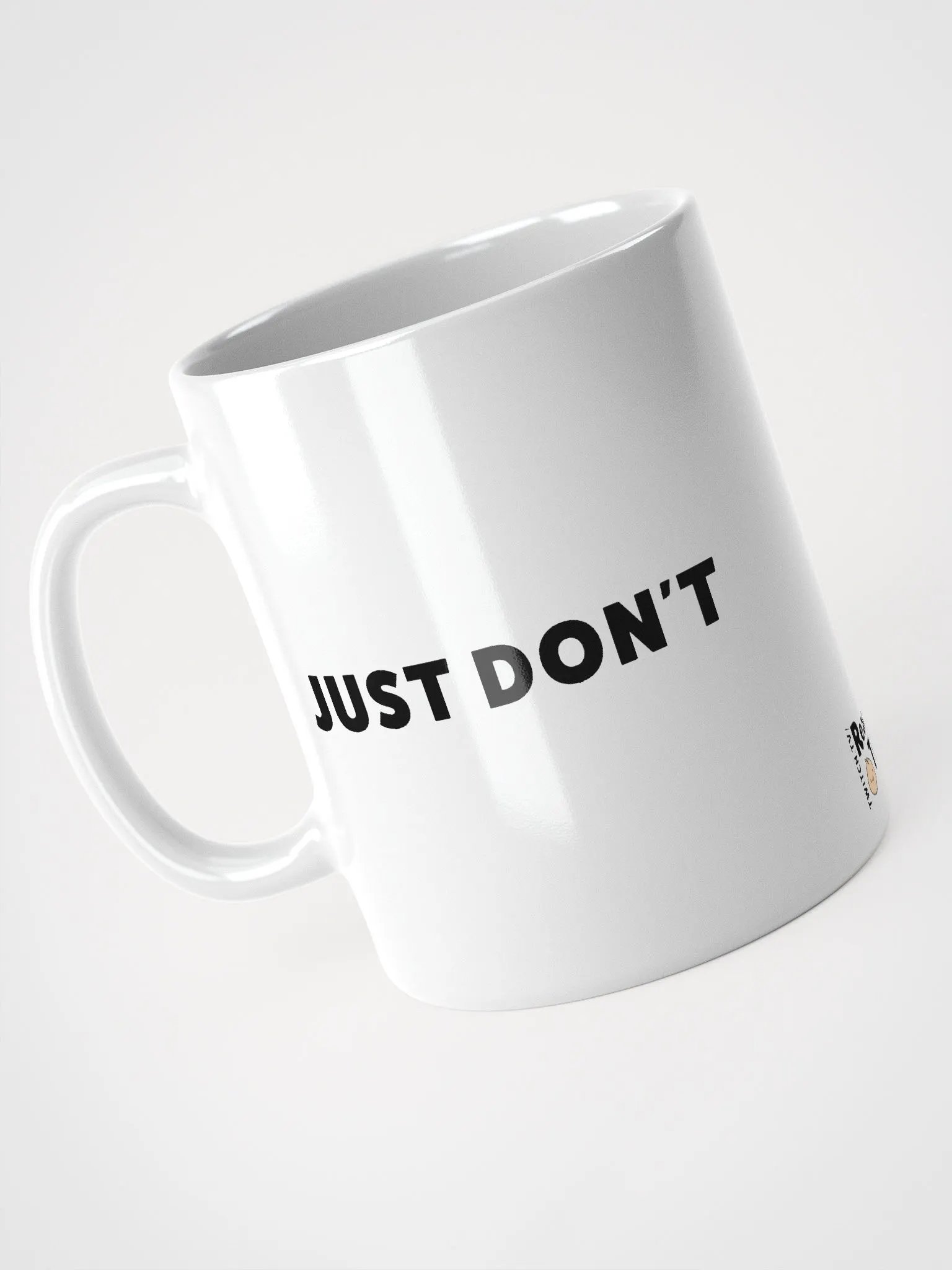 Just Don't | White Glossy Mug product image (8)