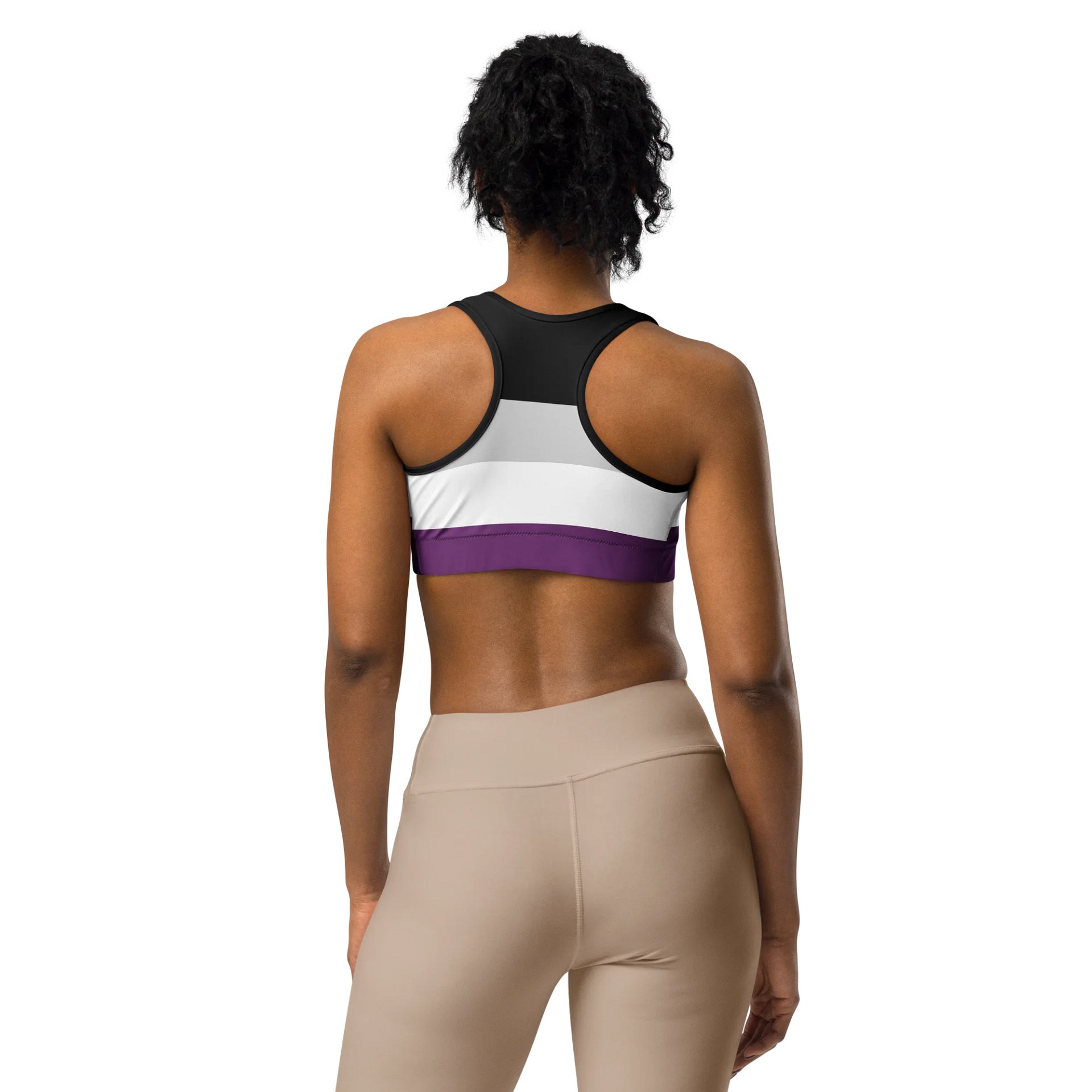 Asexual Pride Flag Sports Bra product image (3)