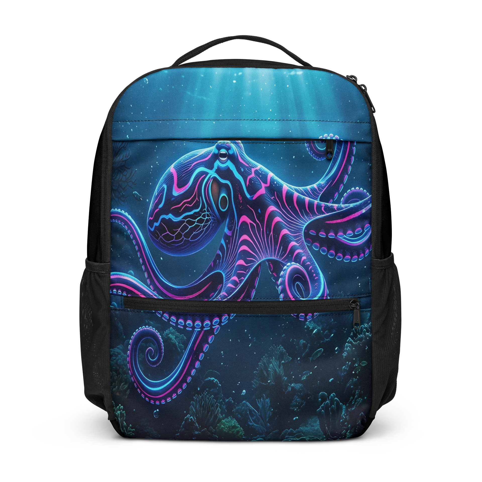 Neon Octopus Deep-Sea Utility Backpack product image (2)