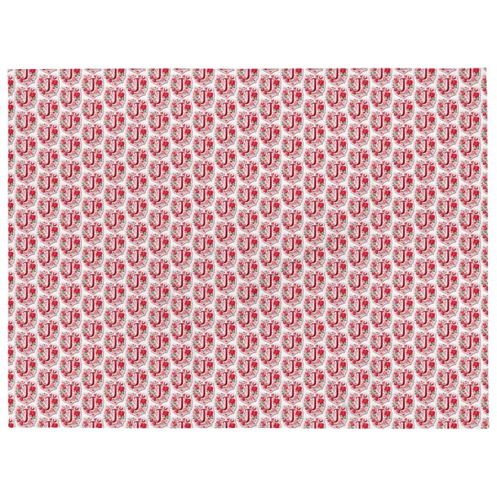 Valentine’s Monogram Letter J(2) Blanket product image (1)