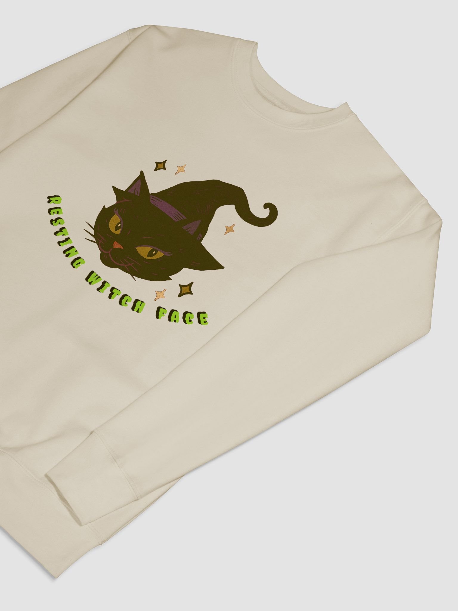 Resting Witch Face Cat Sweatshirt product image (41)