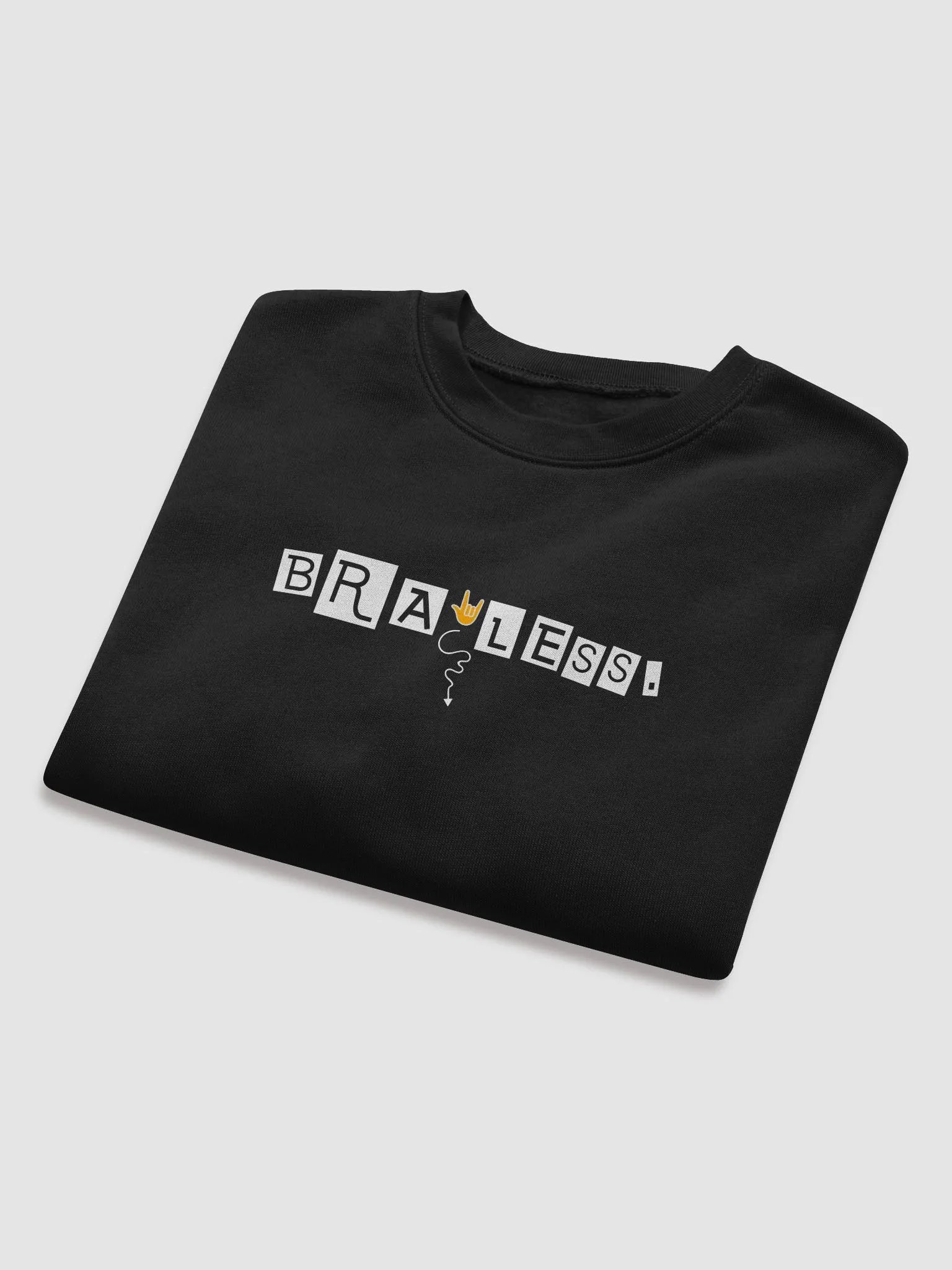 The Long-sleeved Braless. Crop Sweatshirt product image (6)