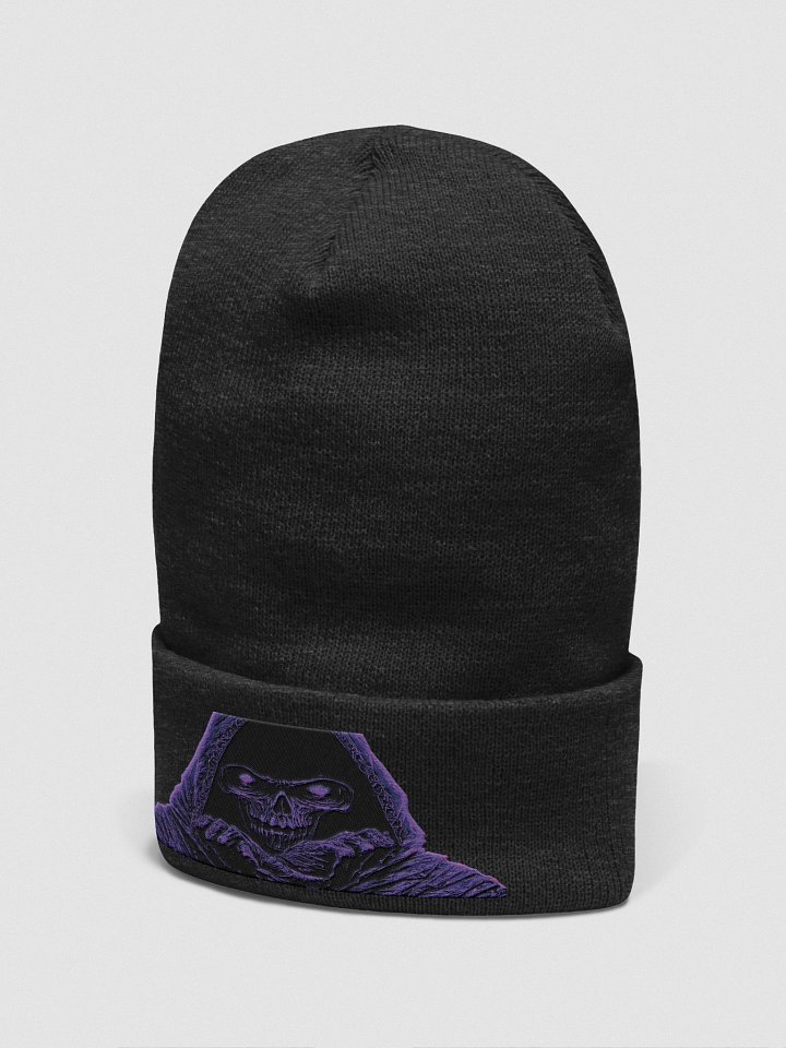 “Deadwave Beanie” – Chill Beyond the Grave - Dark Grey Edition product image (2)