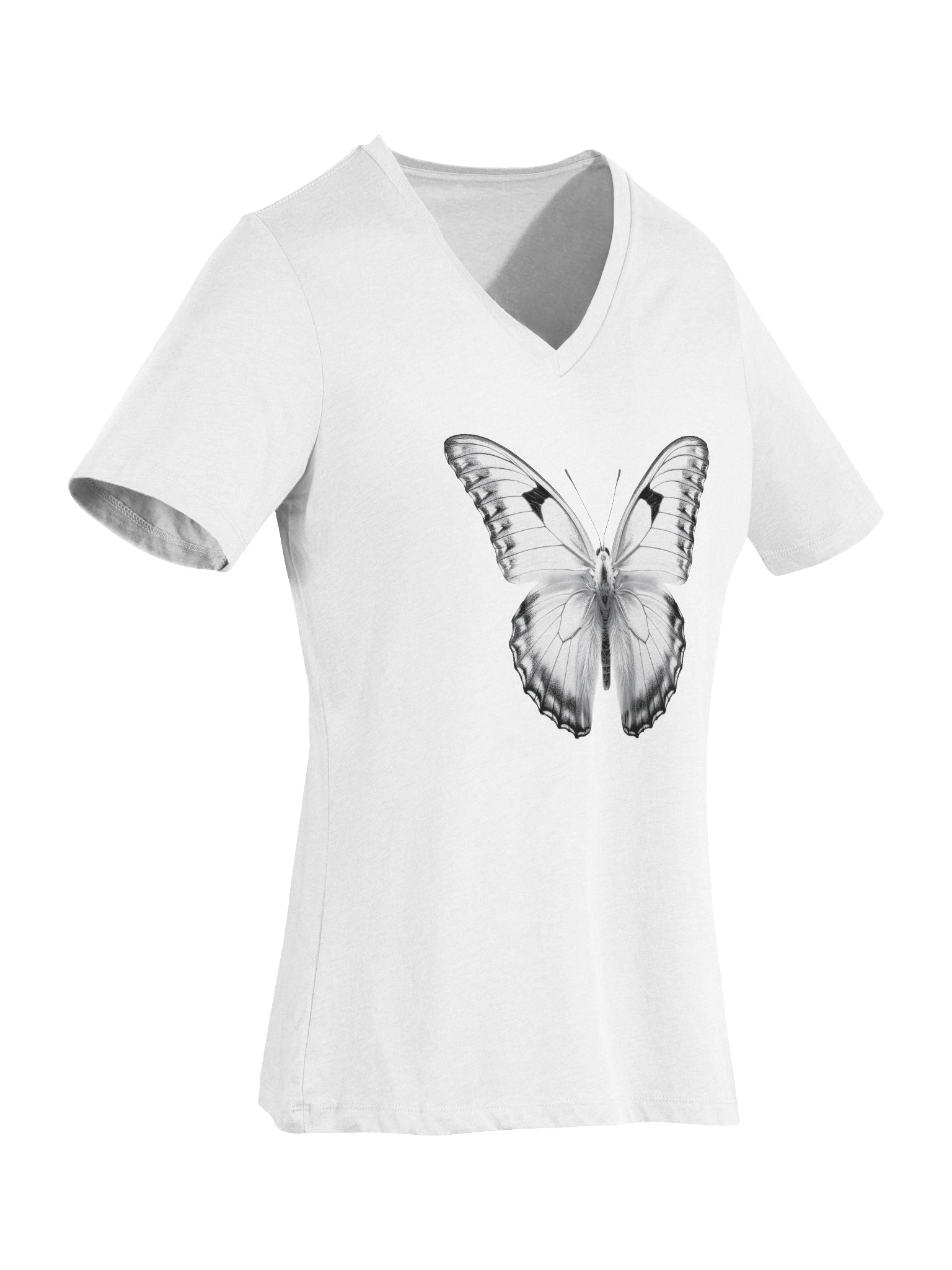 Ethereal Butterfly Relaxed V-Neck Tee product image (7)