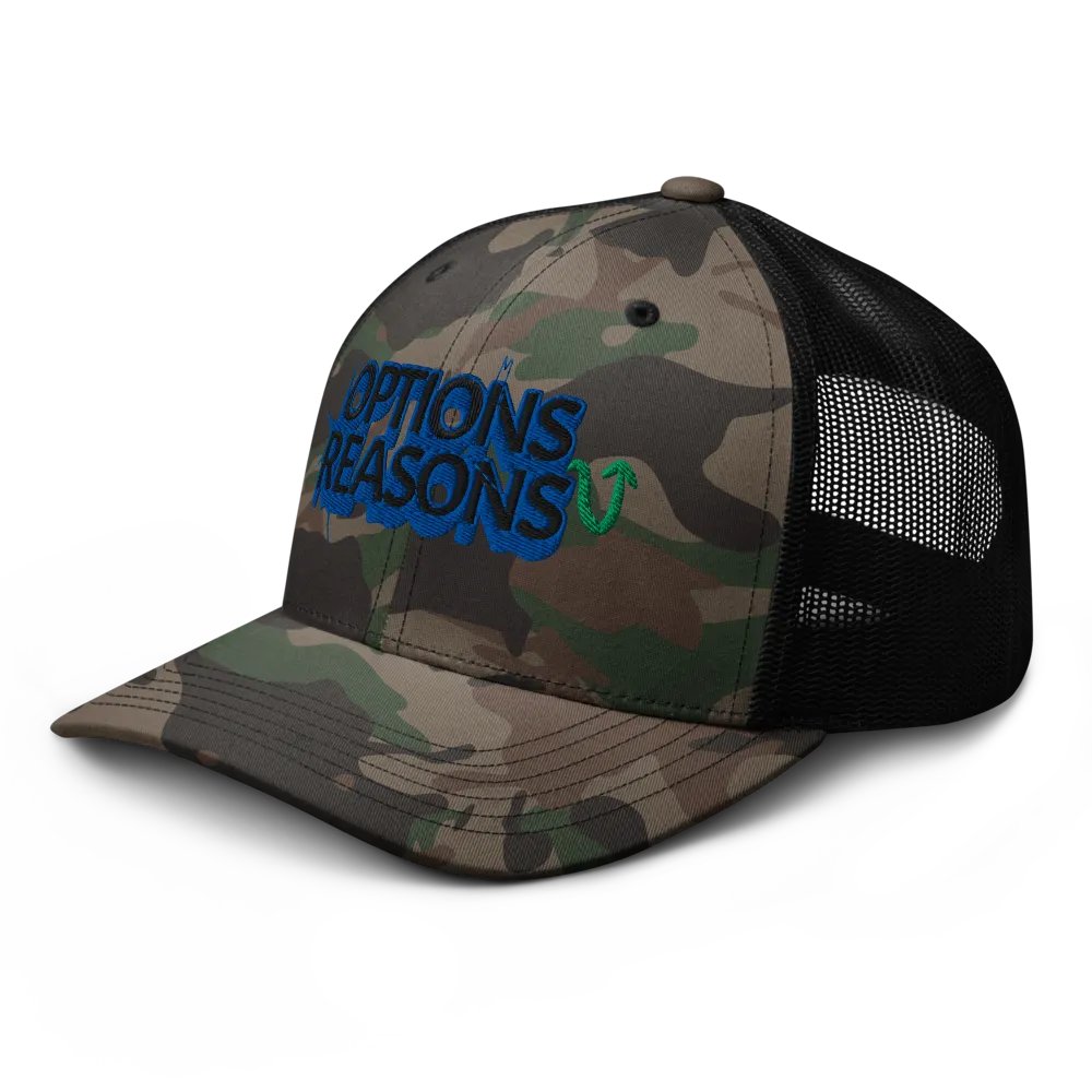 Wave Options Camo Trucker Hat product image (6)