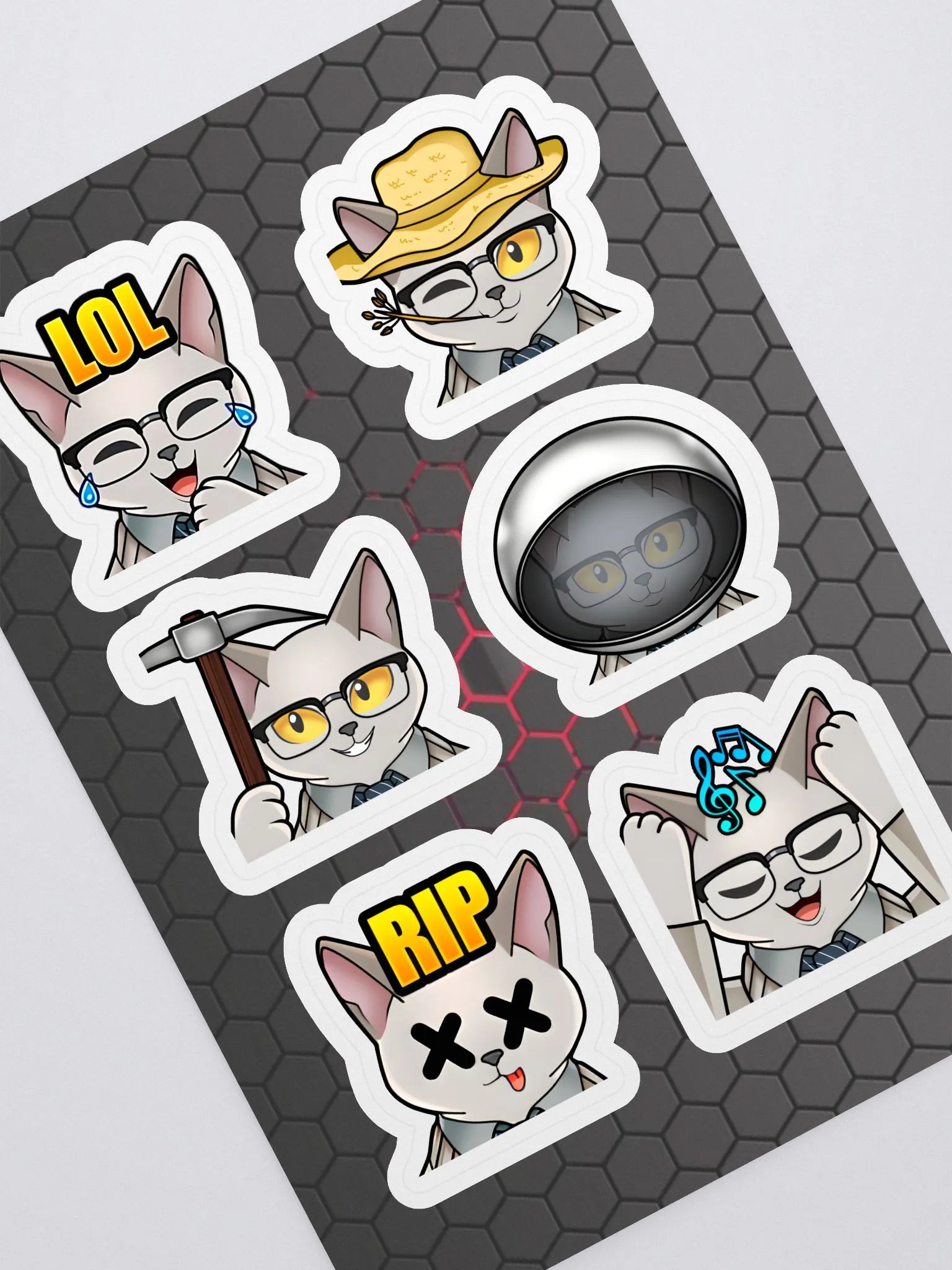 Simon Sticker Sheet product image (1)