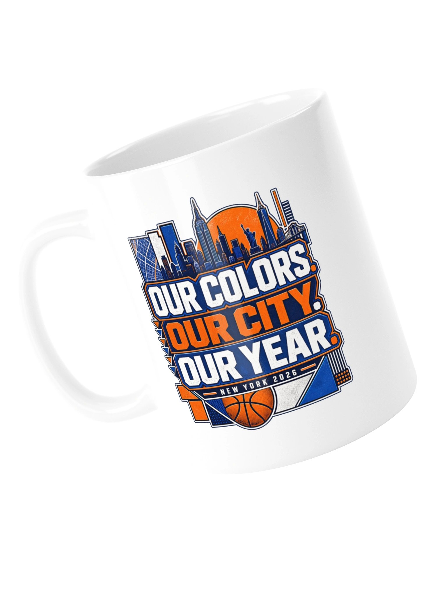 Our Colors. Our City. Our Year. - New York Basketball Champions 2026 - Mug product image (14)