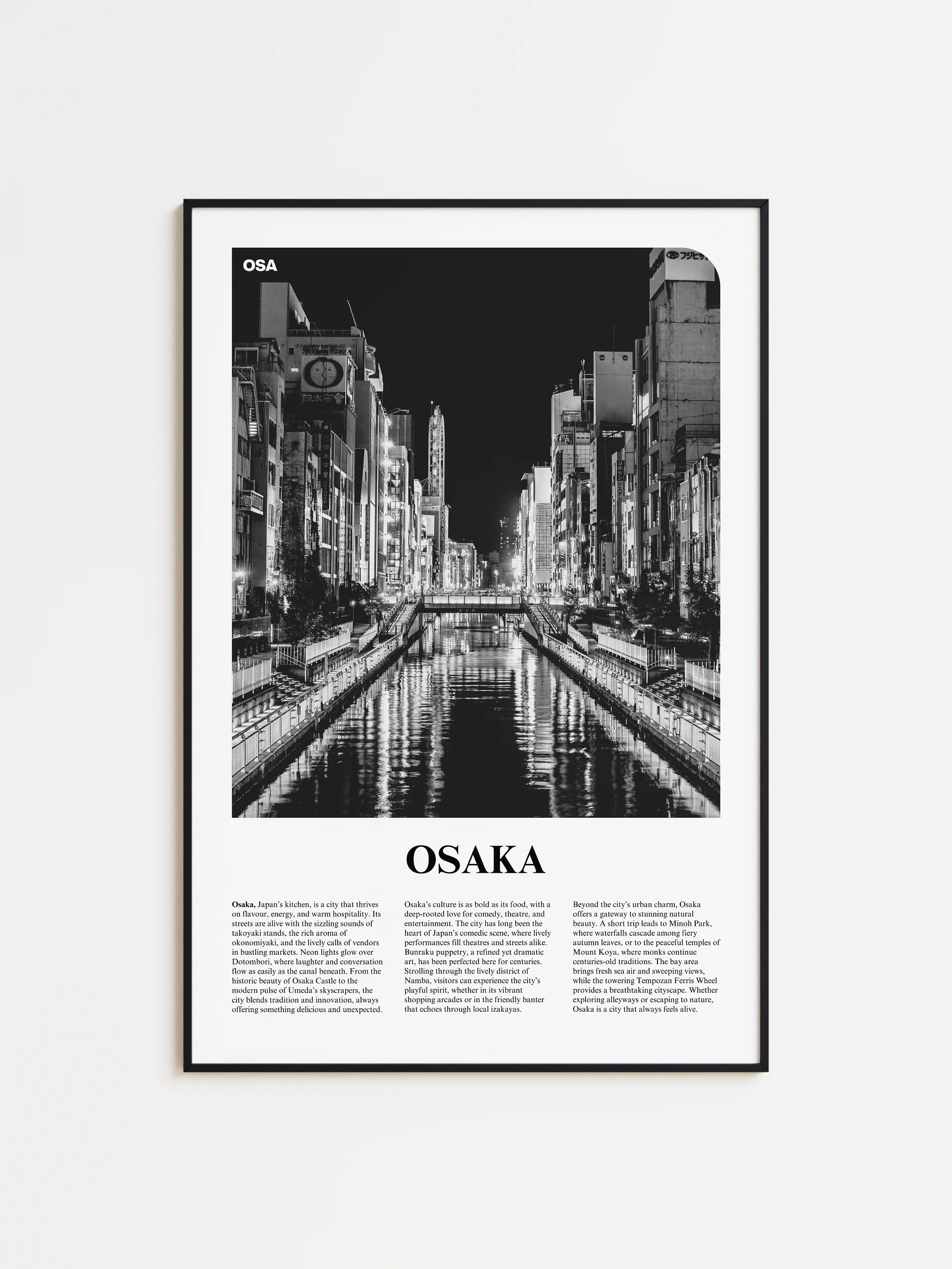 Osaka 01 Newspaper Poster product image (1)