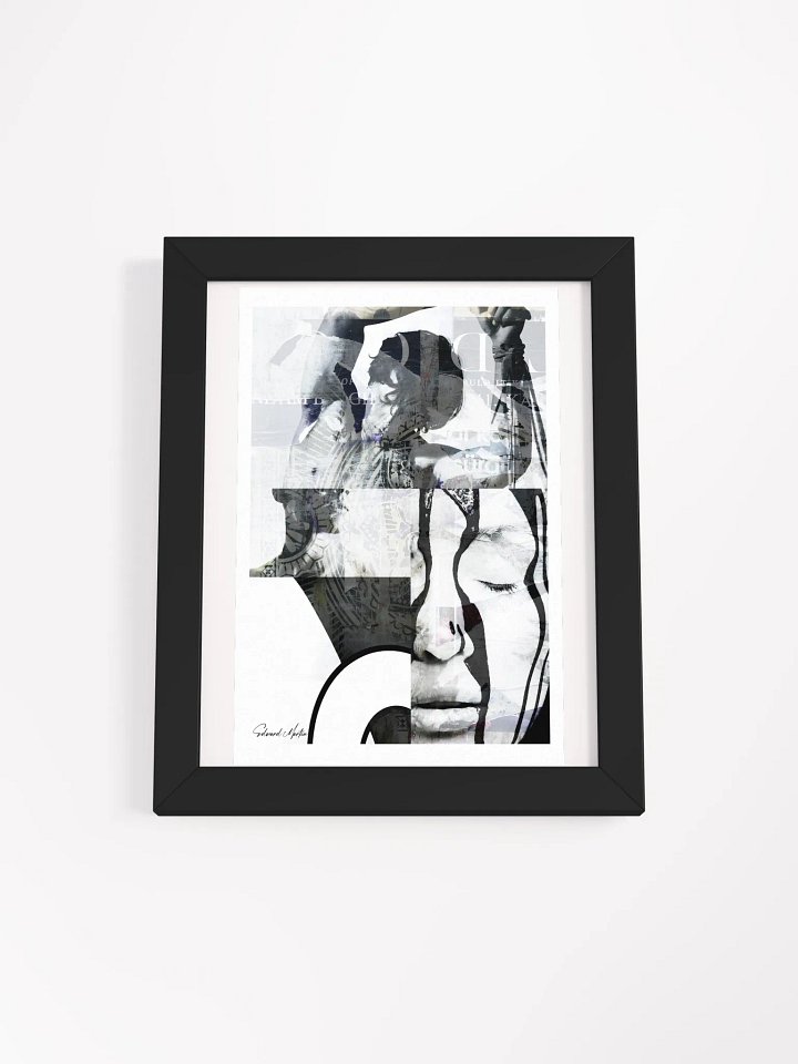 'Intrigue' by Edward Martin : Mixed Media Collage Print product image (1)
