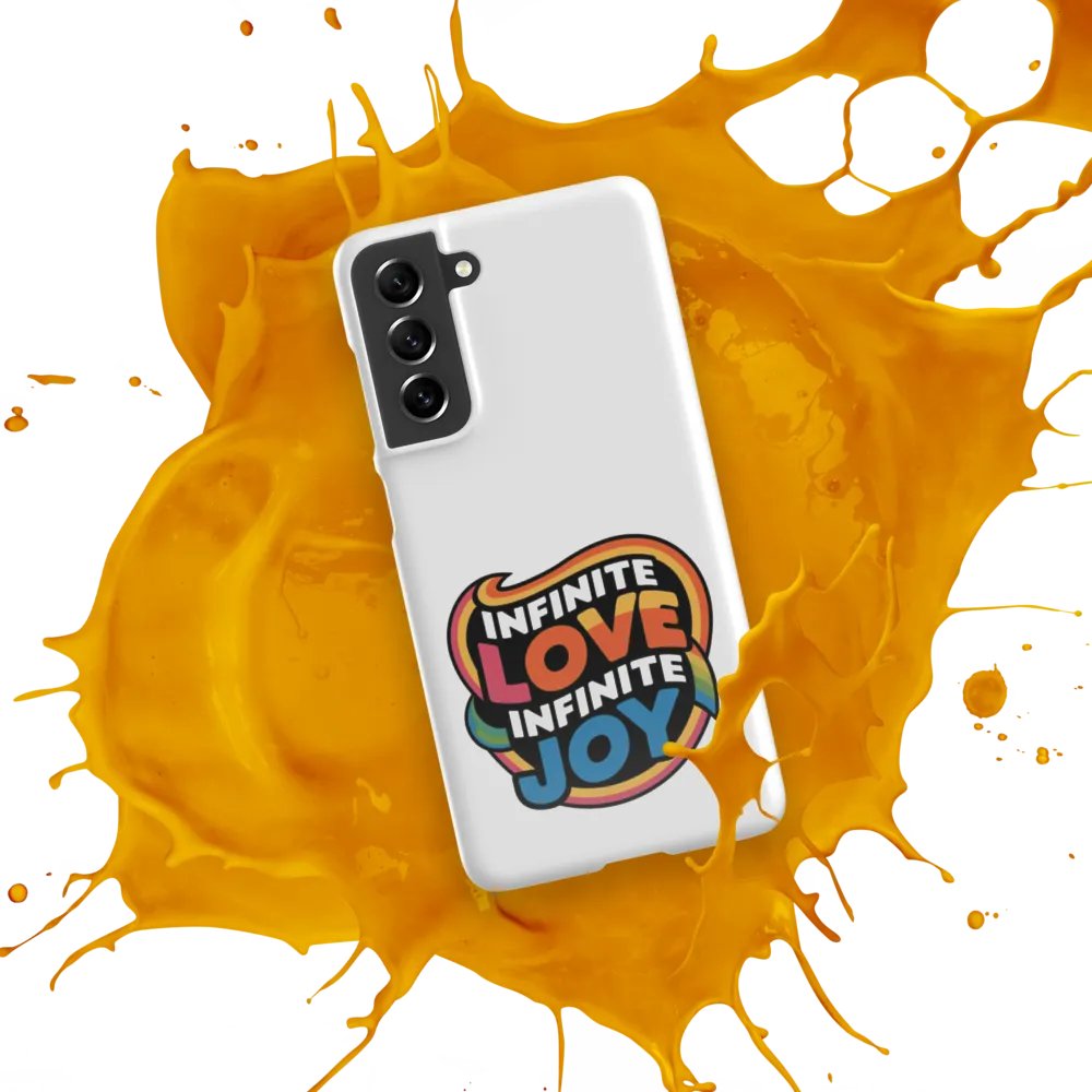 Infinite Love Infinite Joy Snap Case for Samsung (White) product image (9)