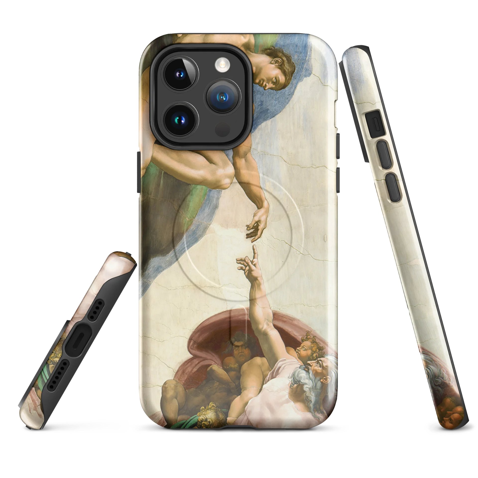 Michelangelo – The Creation of Adam (Sistine Chapel) iPhone® MagSafe® Tough Case product image (1)