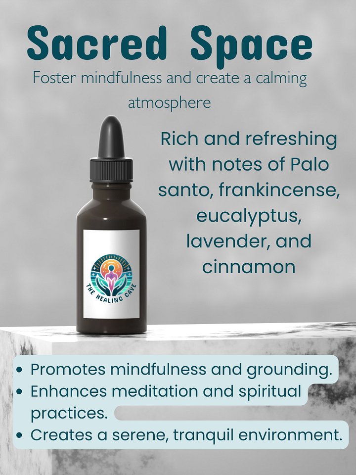 Sacred Space - Pure Essential Oil Blend for Diffusers, Humidifiers, and Room Sprays product image (1)