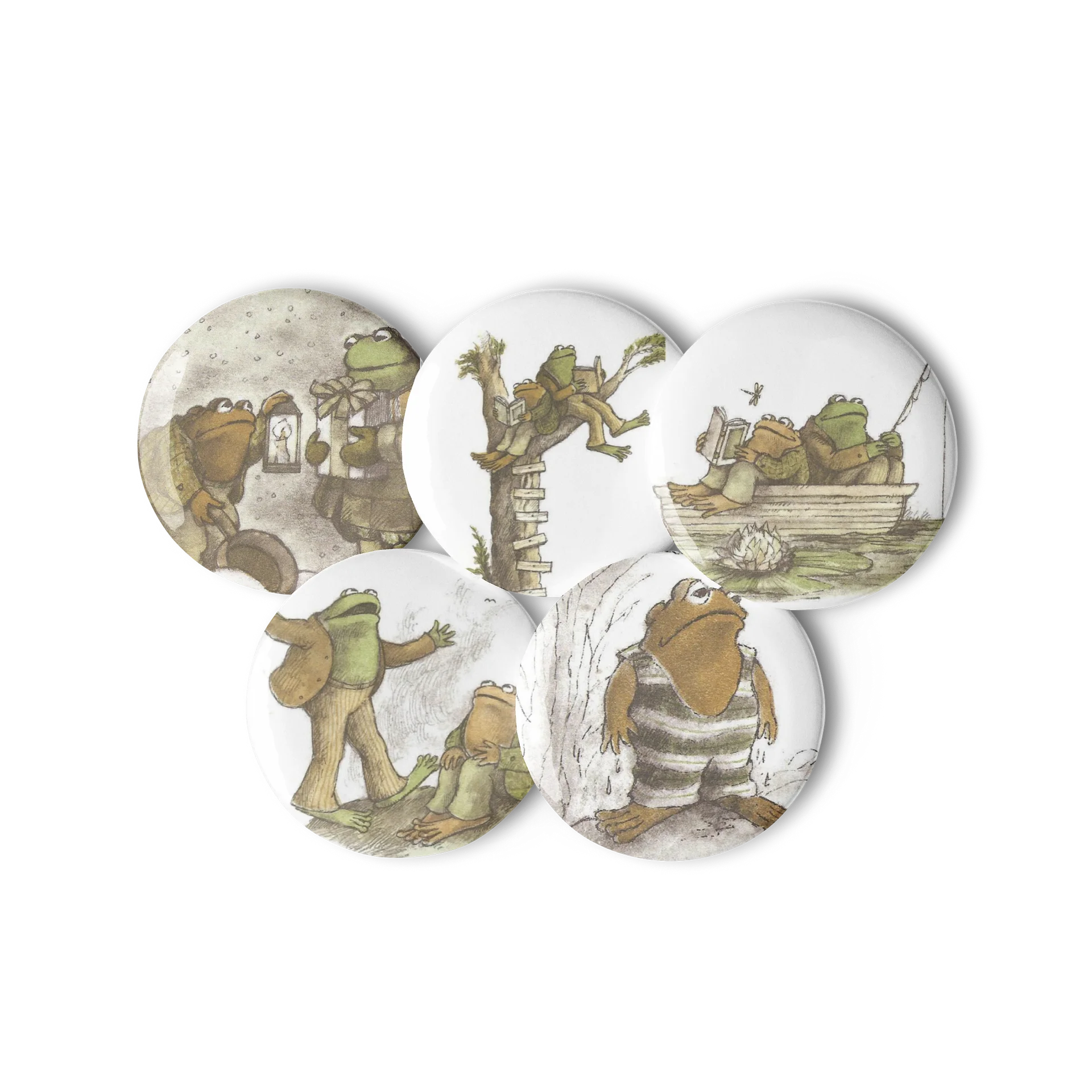 Frog and Toad Pin Set (5 Pcs) product image (3)