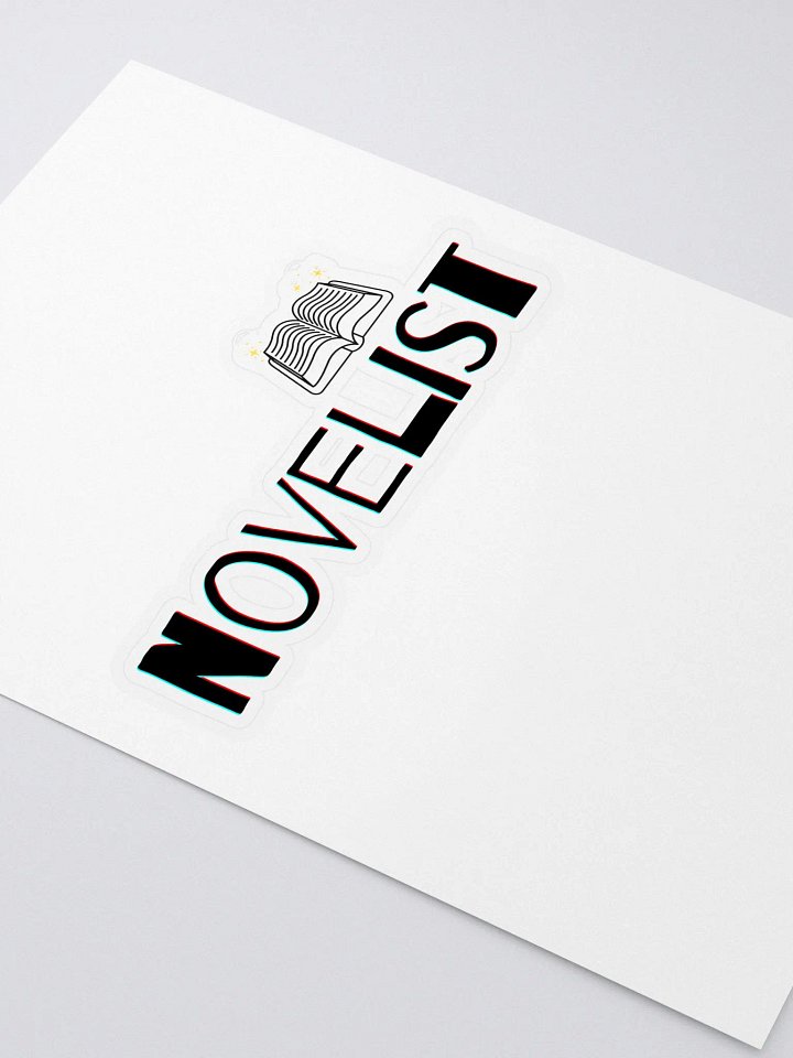 Novelist Sticker - Black Text product image (2)