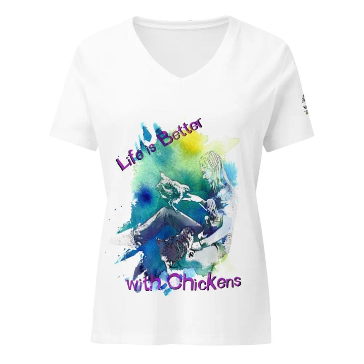 Life is Better With Chickens | Women’s V-Neck T-Shirt product image (21)