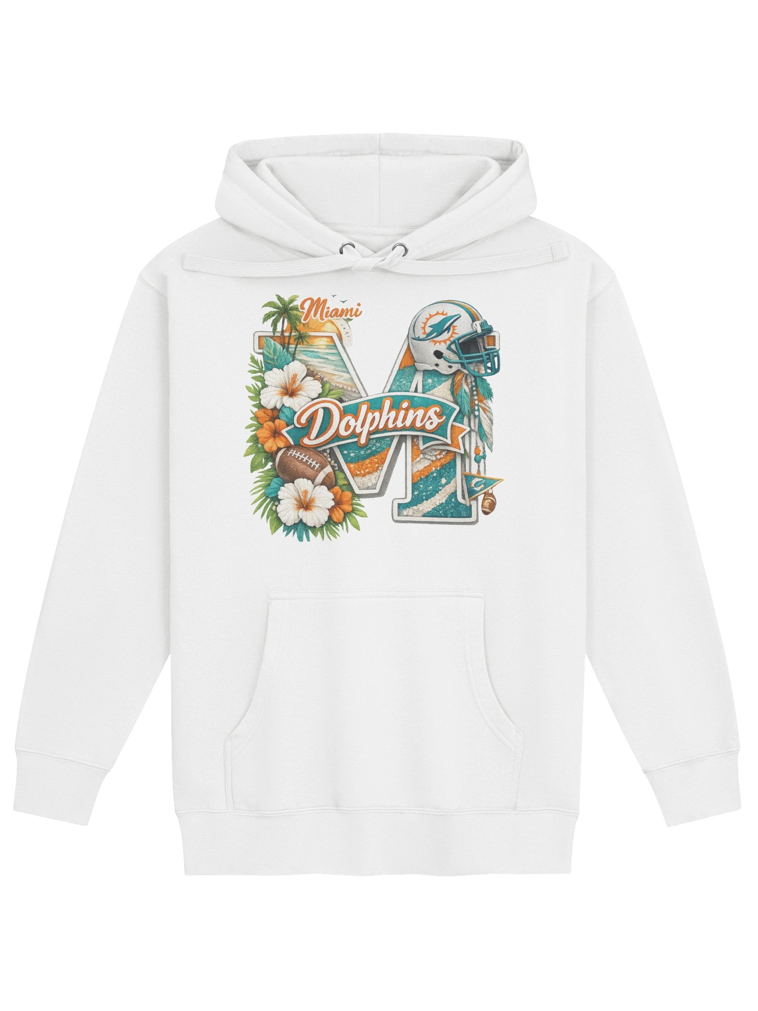 Miami Dolphins Football Hoodie product image (4)