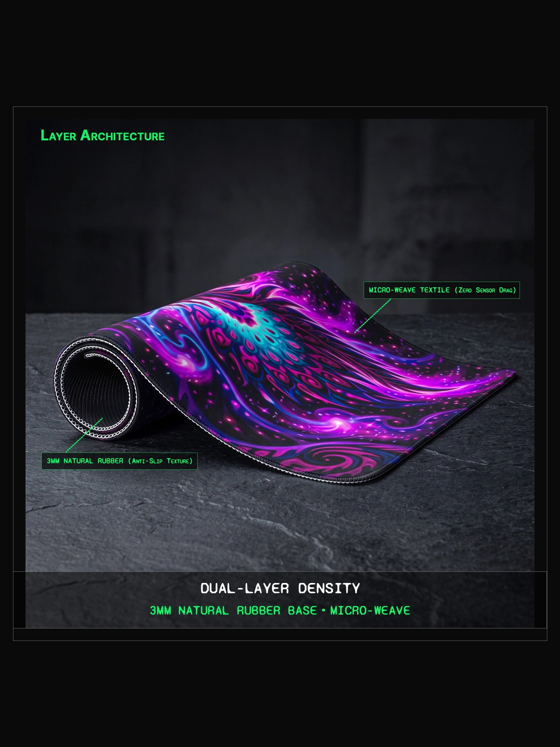 Artifact 03: Astral Owl Guardian - XXL Studio Desk Mat product image (4)