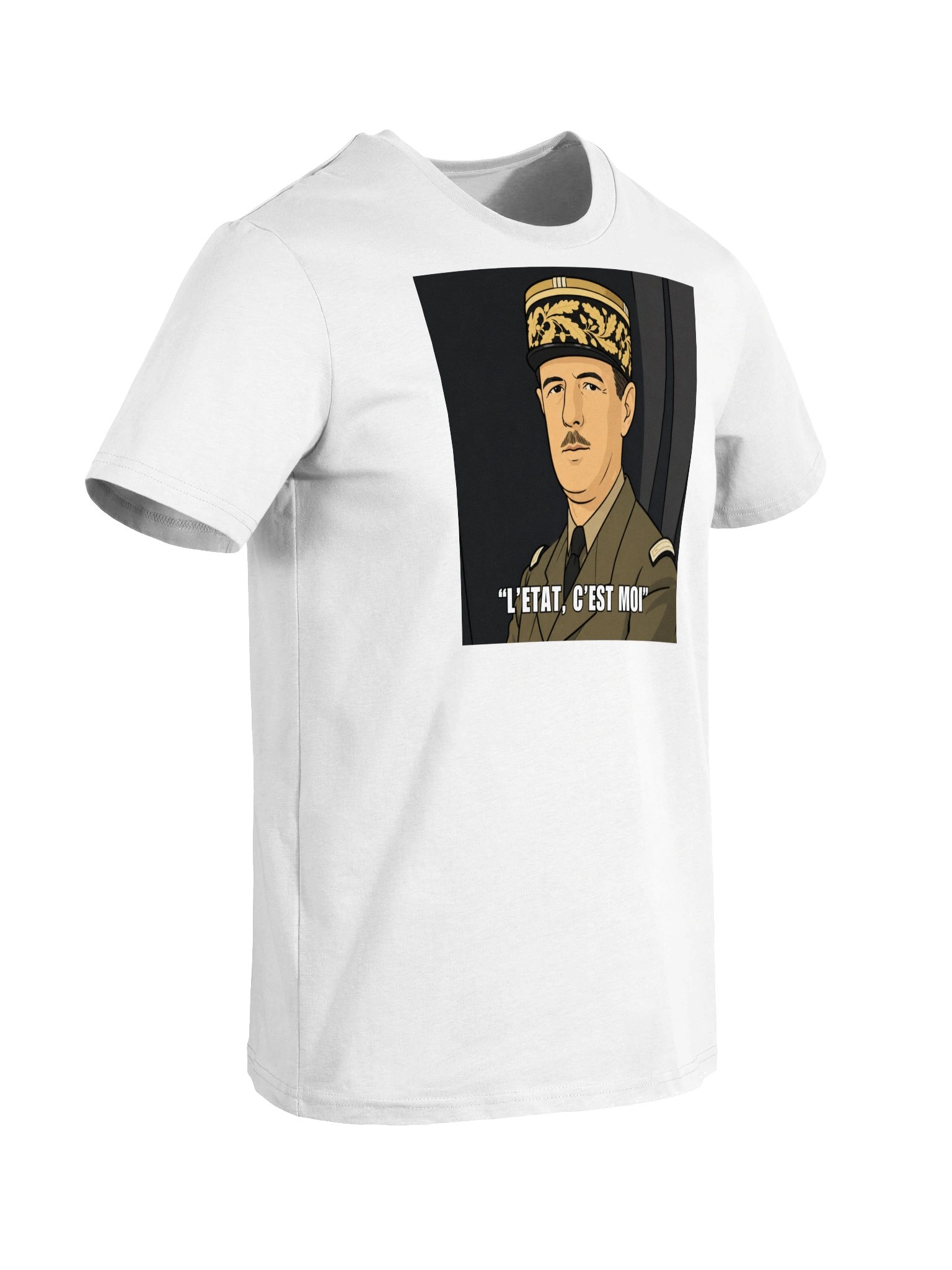 L'etat c'est moi - Charles De Gaulle (Organic unisex T-shirt) product image (9)