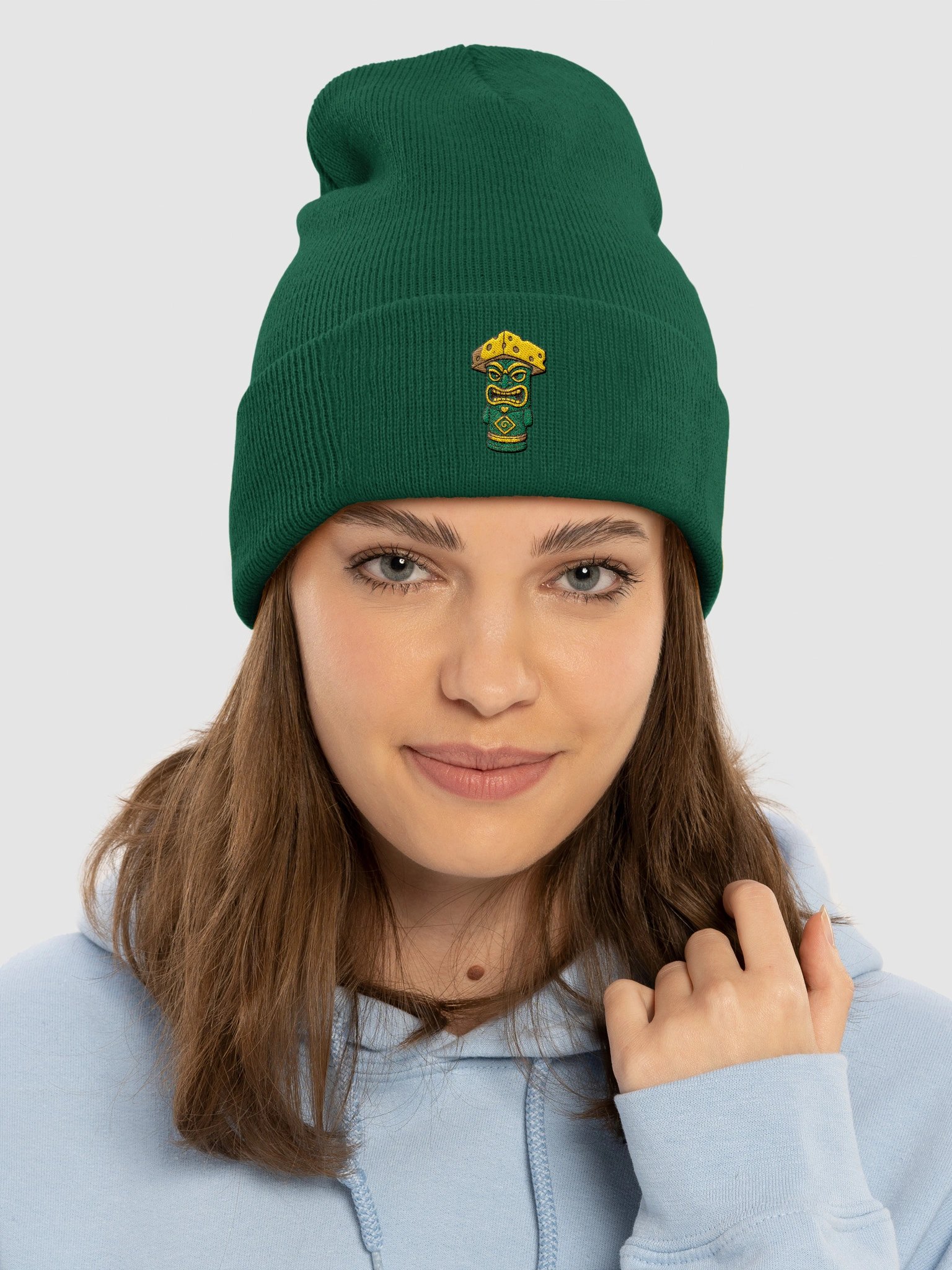 Cheesehead Totem Cuffed Beanie product image (3)