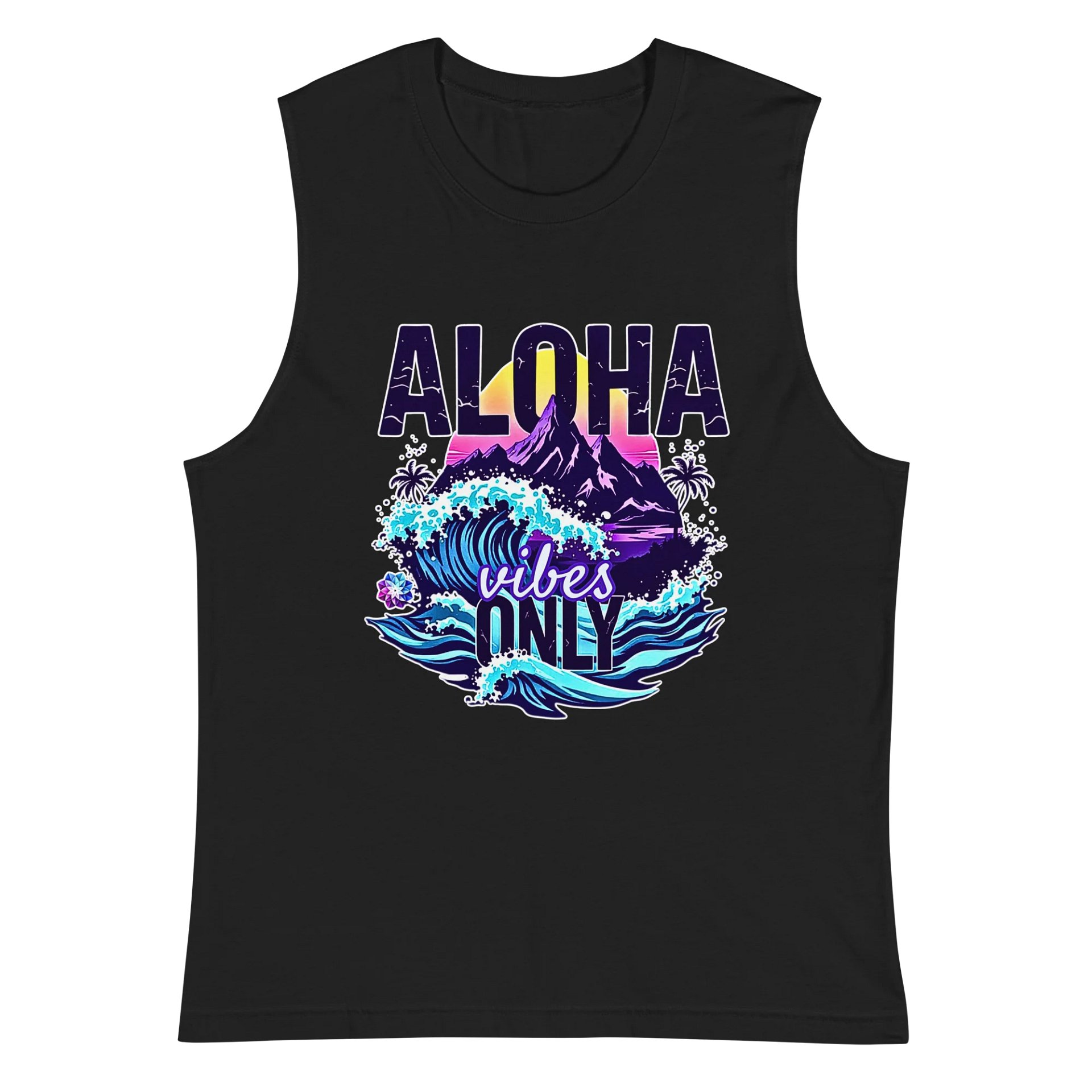 Aloha Vibes Only Muscle Tank product image (2)