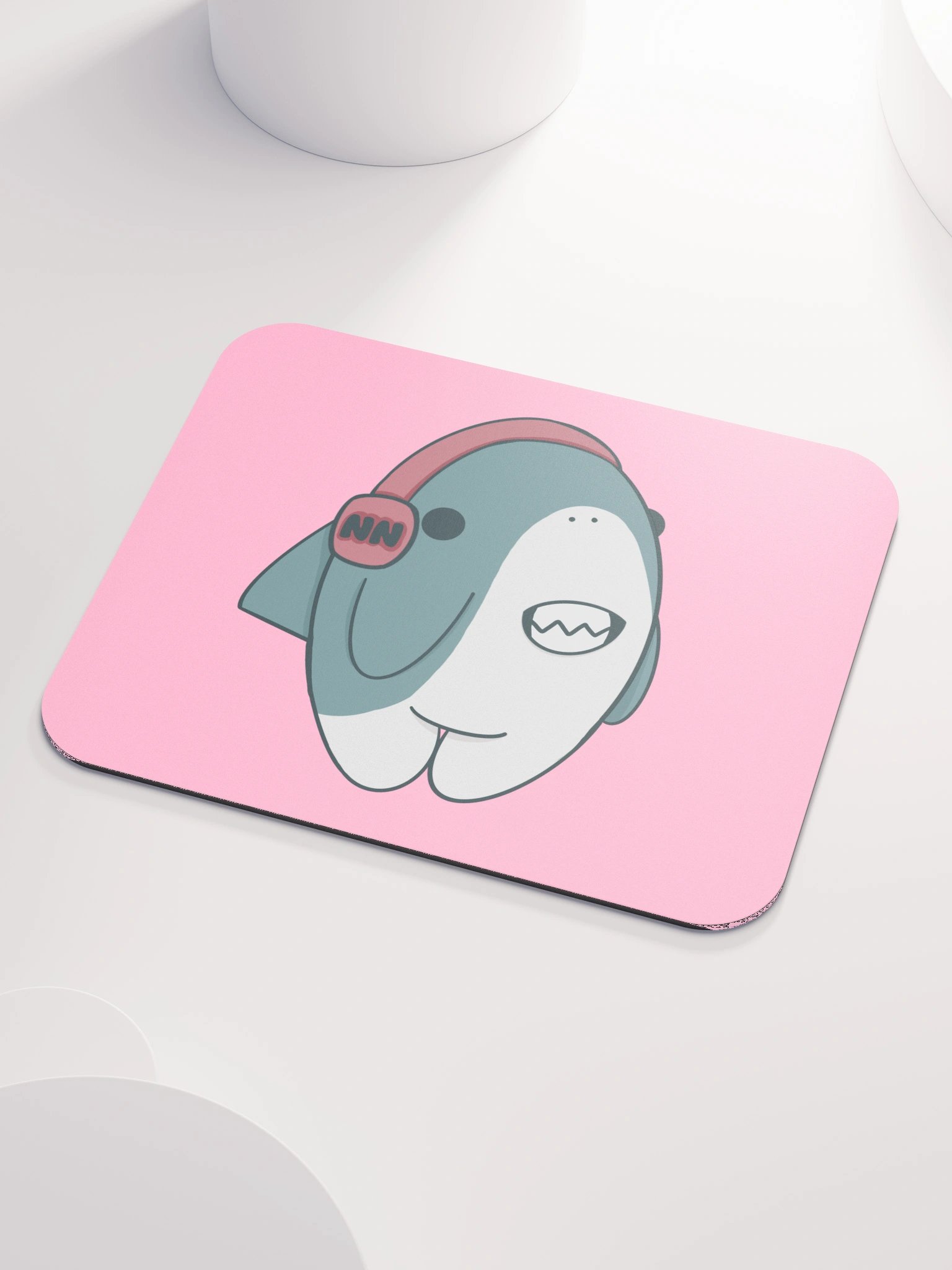 PINK SHARK MOUSE PAD product image (3)