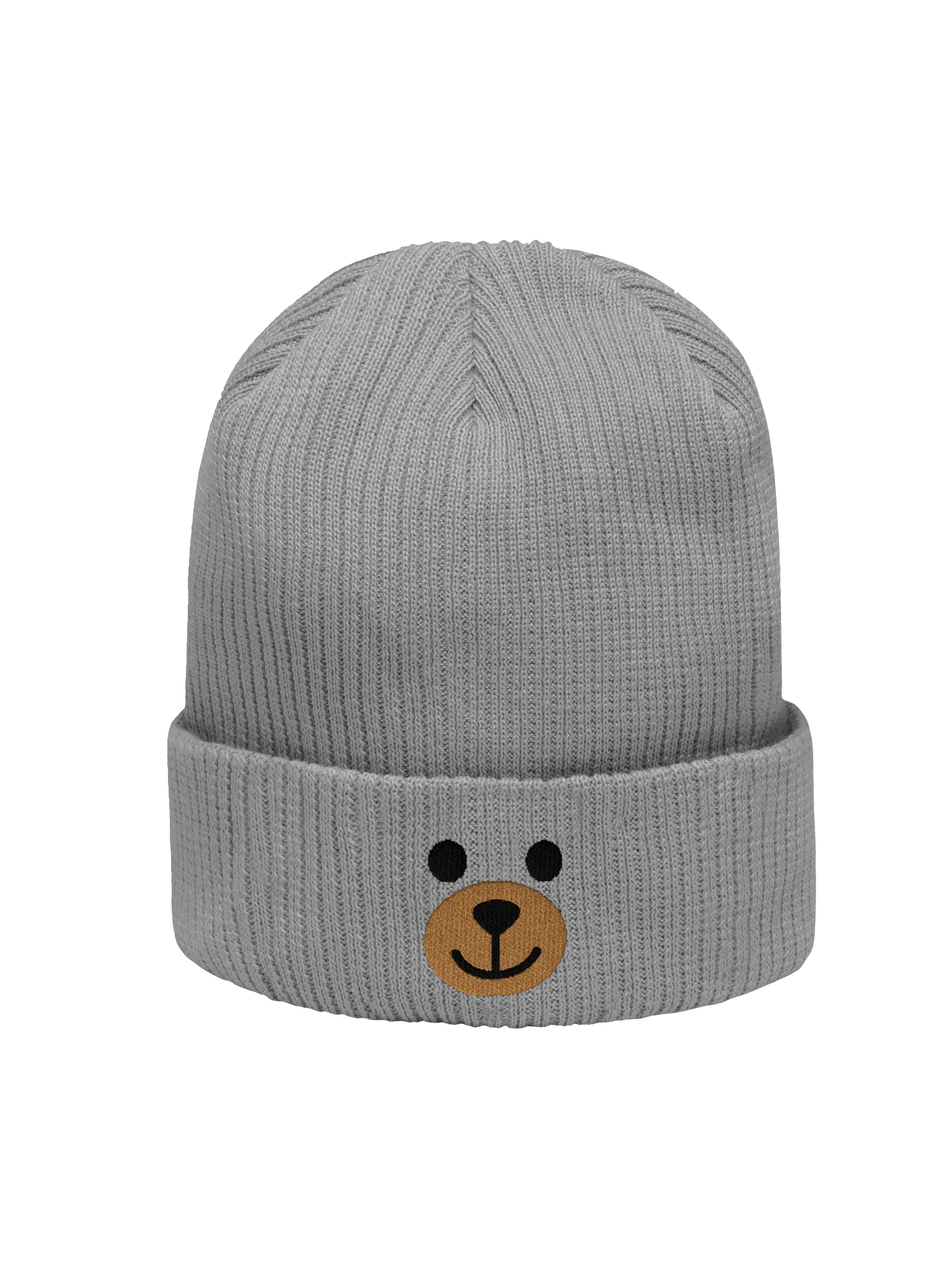 Teddy Face Organic Cotton Embroidered Beanie product image (11)