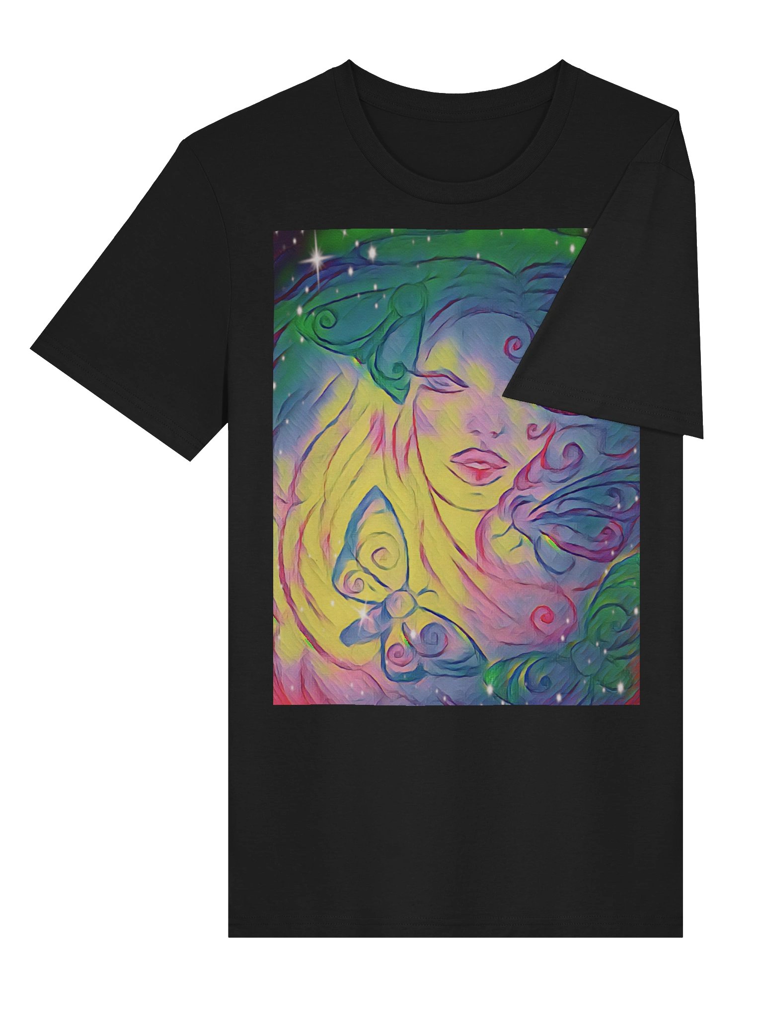 Aleia Radiant Rainbow Moth Organic Lightweight Tee product image (4)