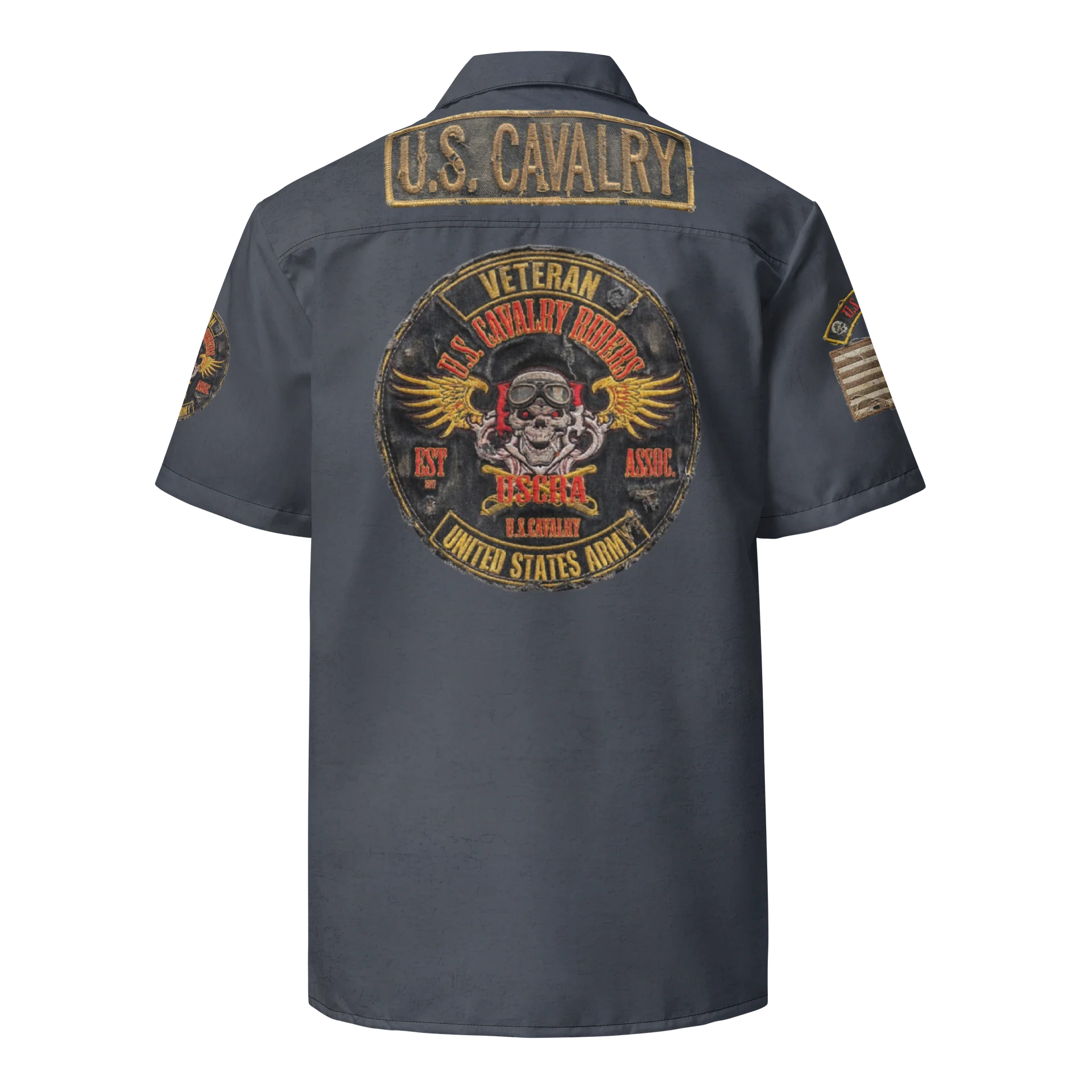 Distressed USCRA Official Club Shirt Black product image (2)