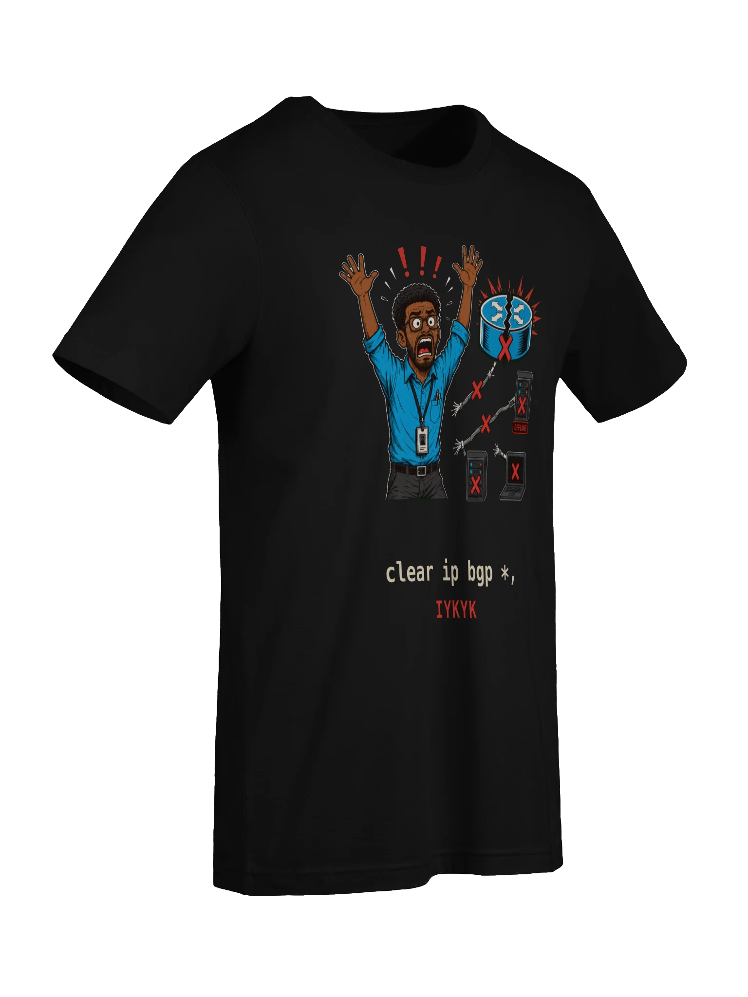 clear ip bgp * — IYKYK Tee (version 1) product image (7)