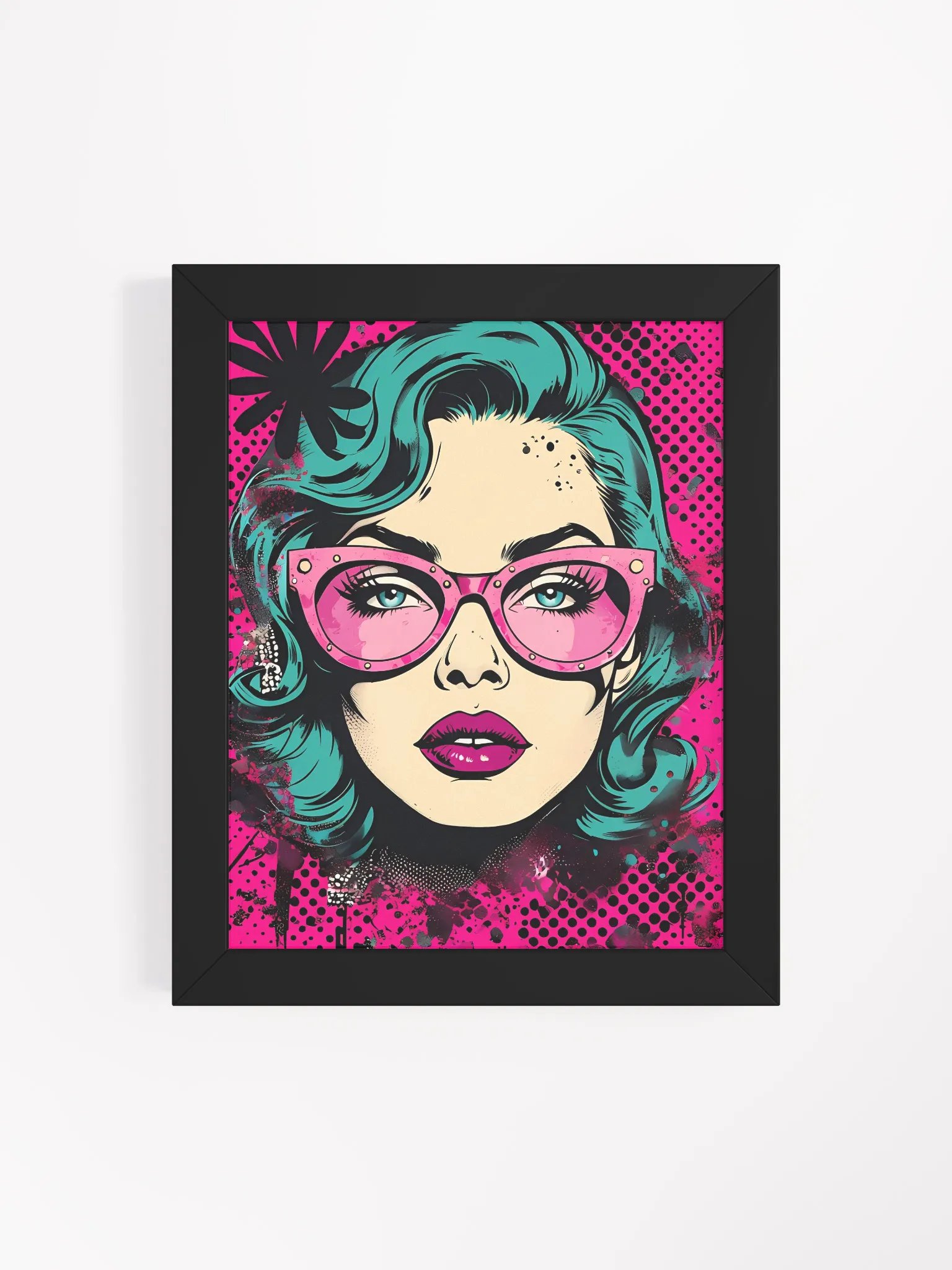Turquoise Dream Pop Art Poster product image (5)