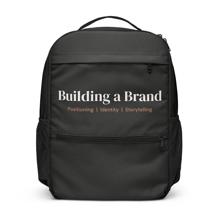 Black utility backpack product image (1)