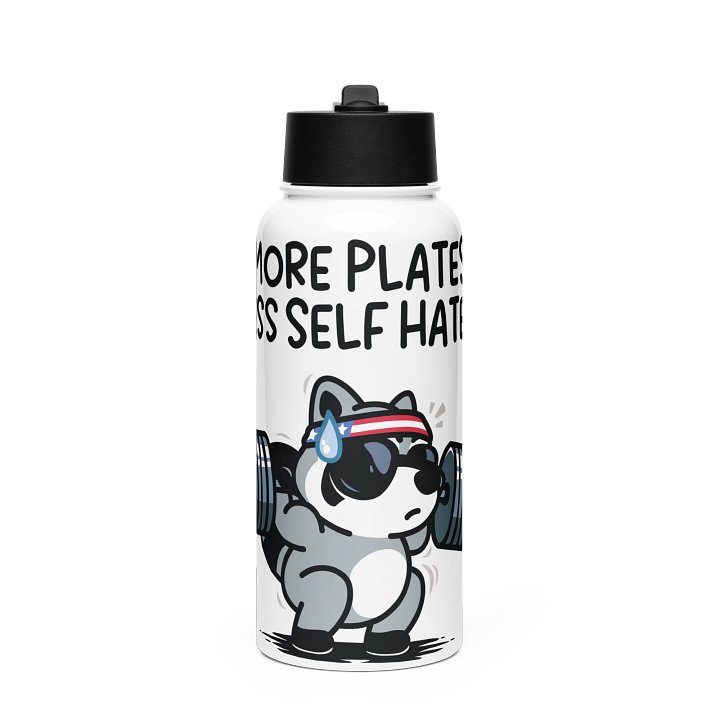 More Plates Water Bottle product image (1)
