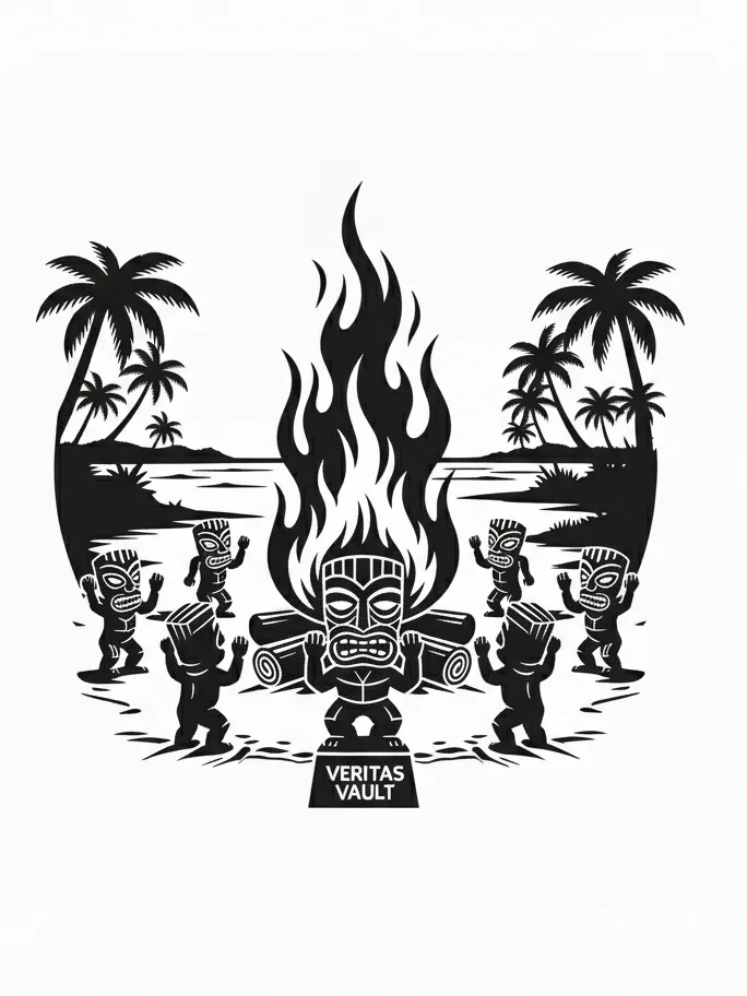 Glitch Tee - Tiki Beach Celebration product image (2)