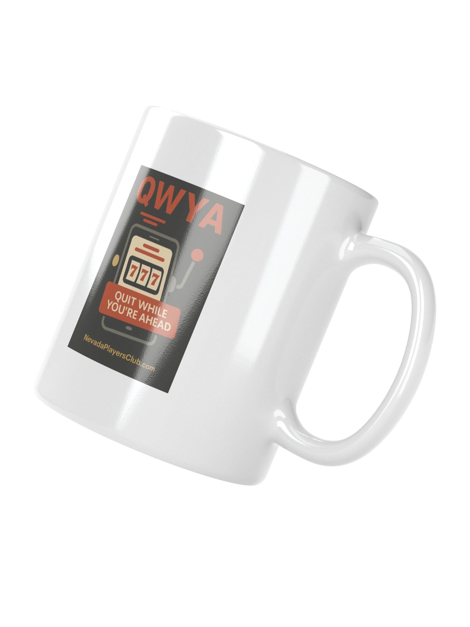 White Quit While You're Ahead Mug - Alt Version 1 product image (3)