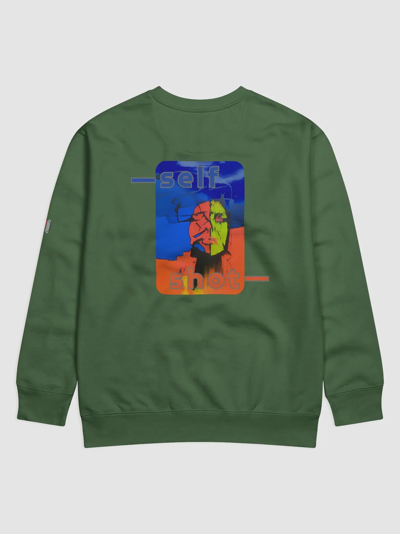 Self-Shot in Blue and Orange - Premium Sweatshirt 🐢❤️✨ Special Edition No. 3 product image (2)