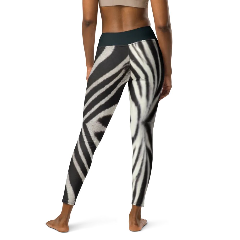Zebra Stripes Pattern | All-Over Print Yoga Leggings product image (2)