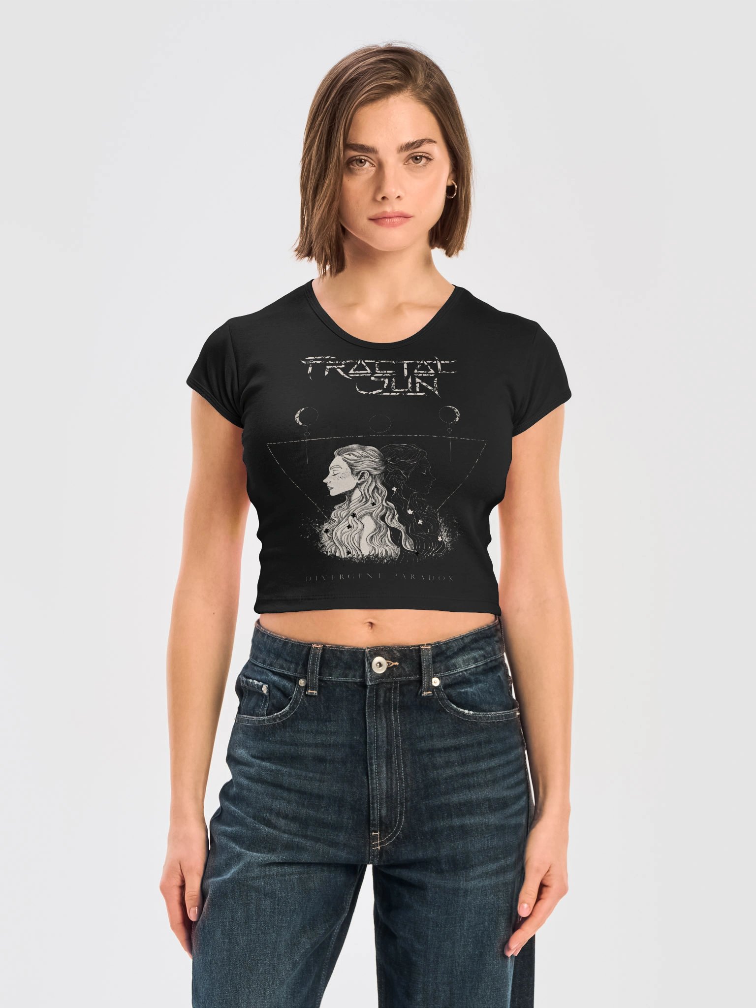 Diverent Paradox Baby Tee Crop Top product image (1)