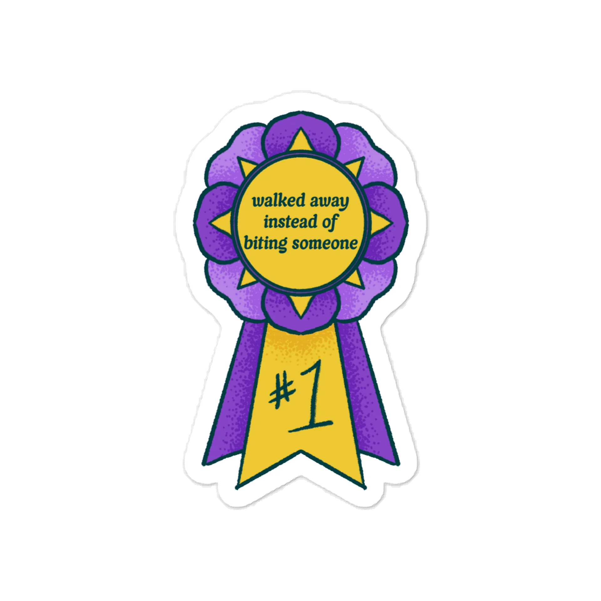Rosette Series: Didn't Bite Sticker product image (1)