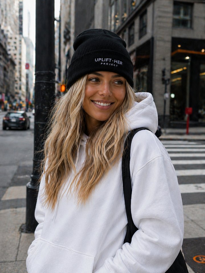 Uplift Her Project Logo Beanie product image (2)