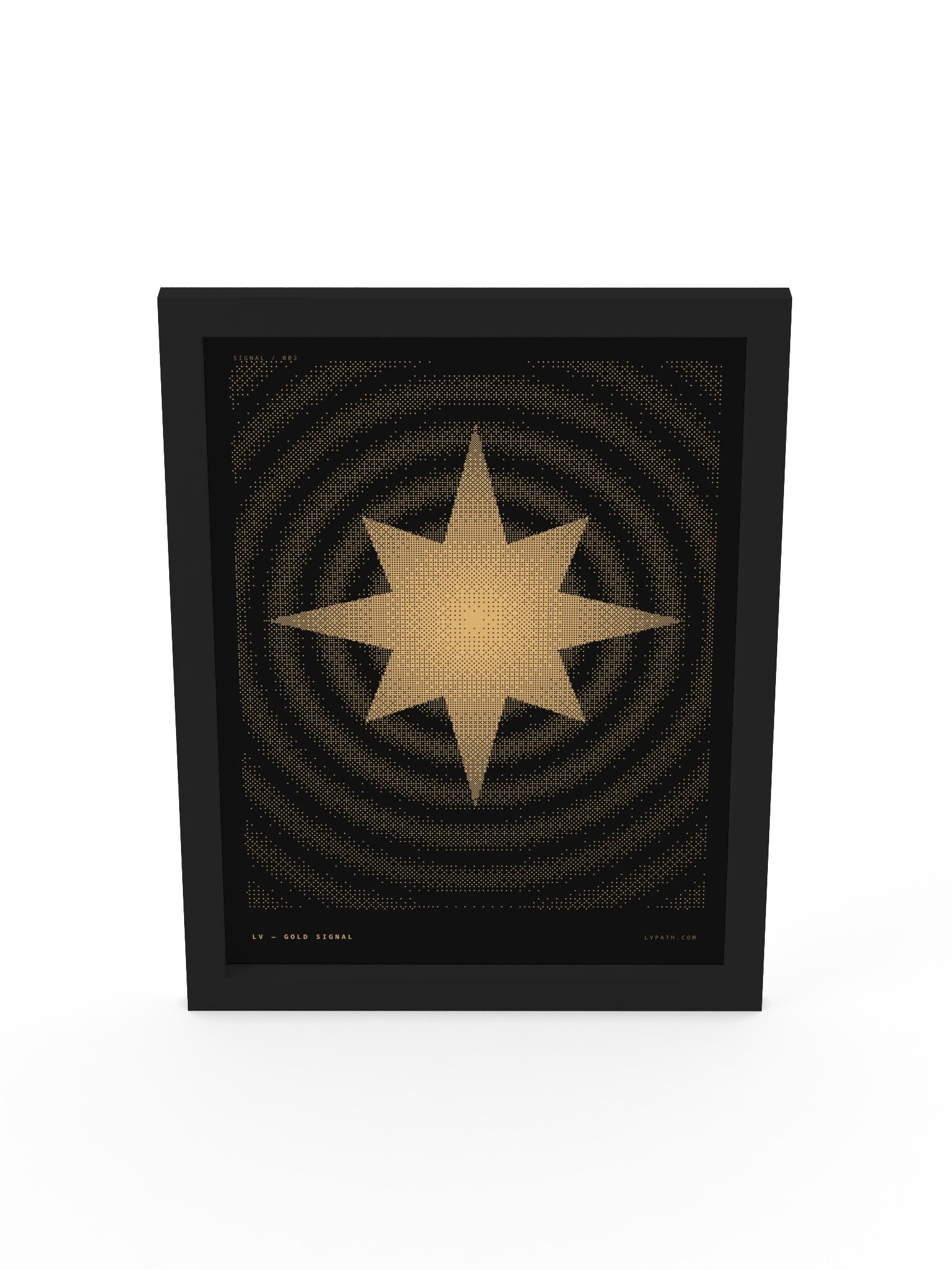 Gold Signal Framed Print product image (19)