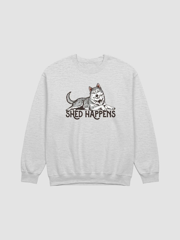 Shed Happens Sweatshirt of a Siberian Husky | Funny Shirt for Siberian Husky Paw-rents product image (1)