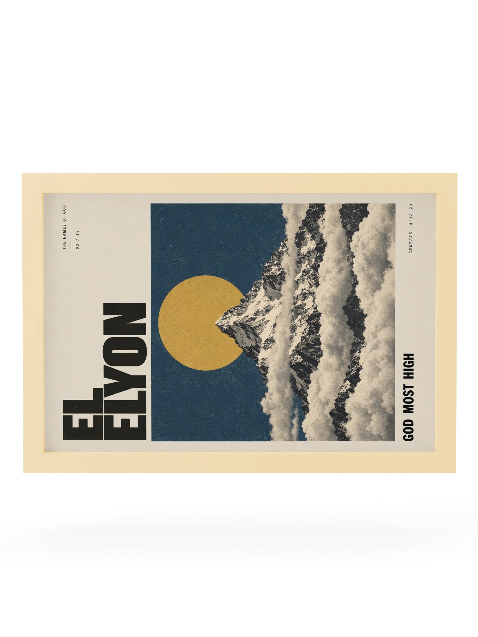 El Elyon | Names of God Framed Print product image (11)