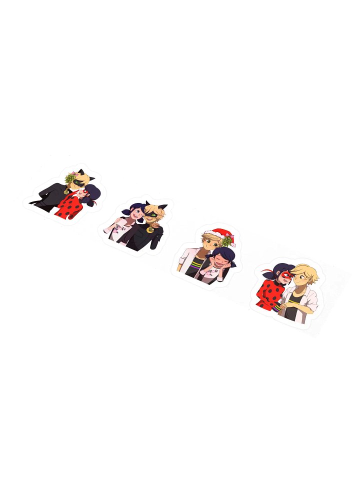 Miraculous Love Square Sticker Bundle! product image (1)