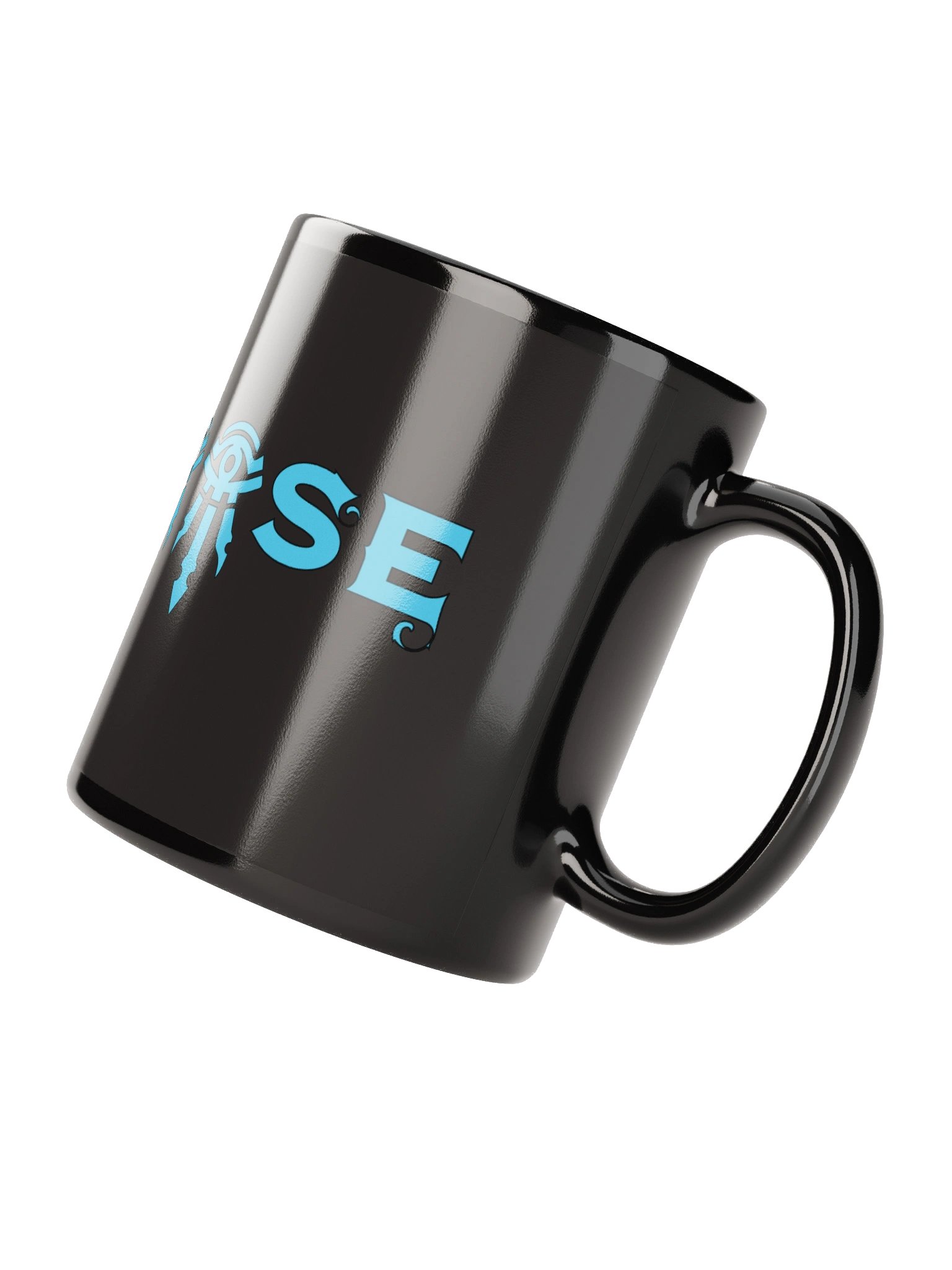 Nadamoose Logo Black Coffee Cup Glossy product image (8)