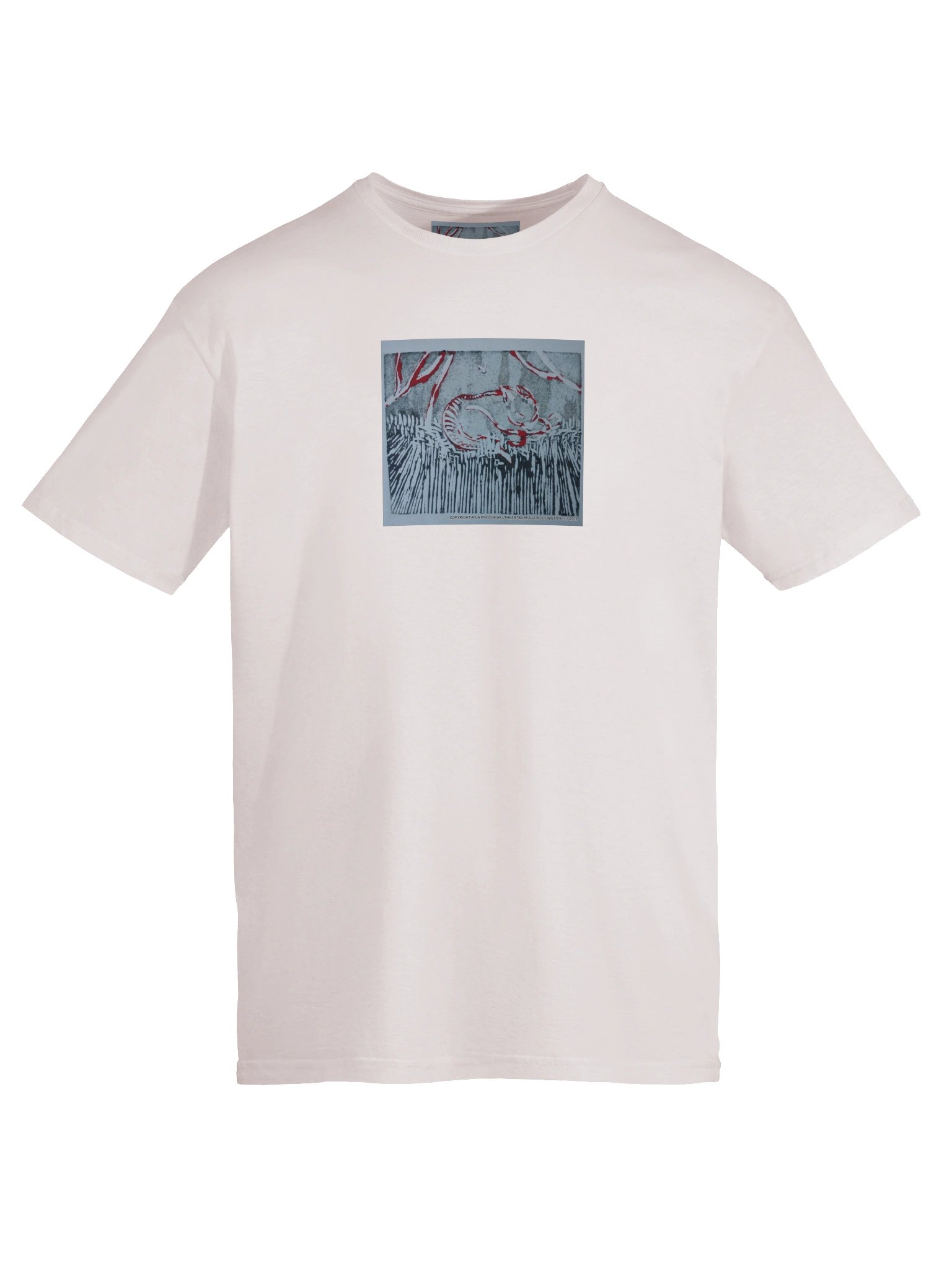 Abstrac graphic Art Shirt "The cat is in the grass" product image (5)